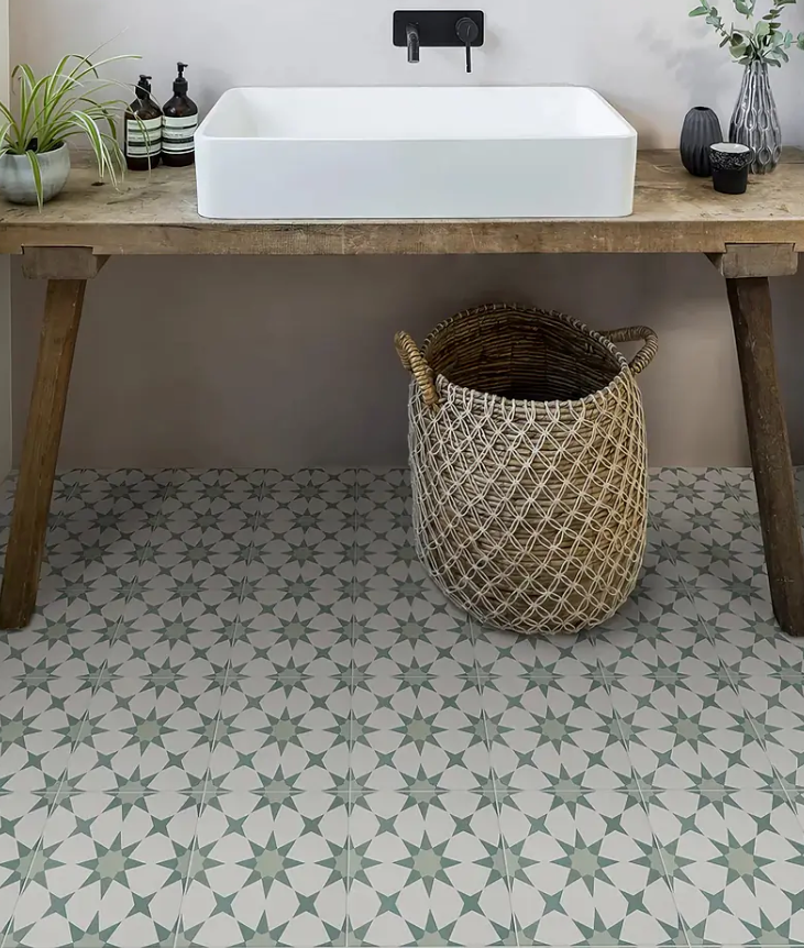 Atlas Porcelain Green tiles stocked by Hyperion Tiles