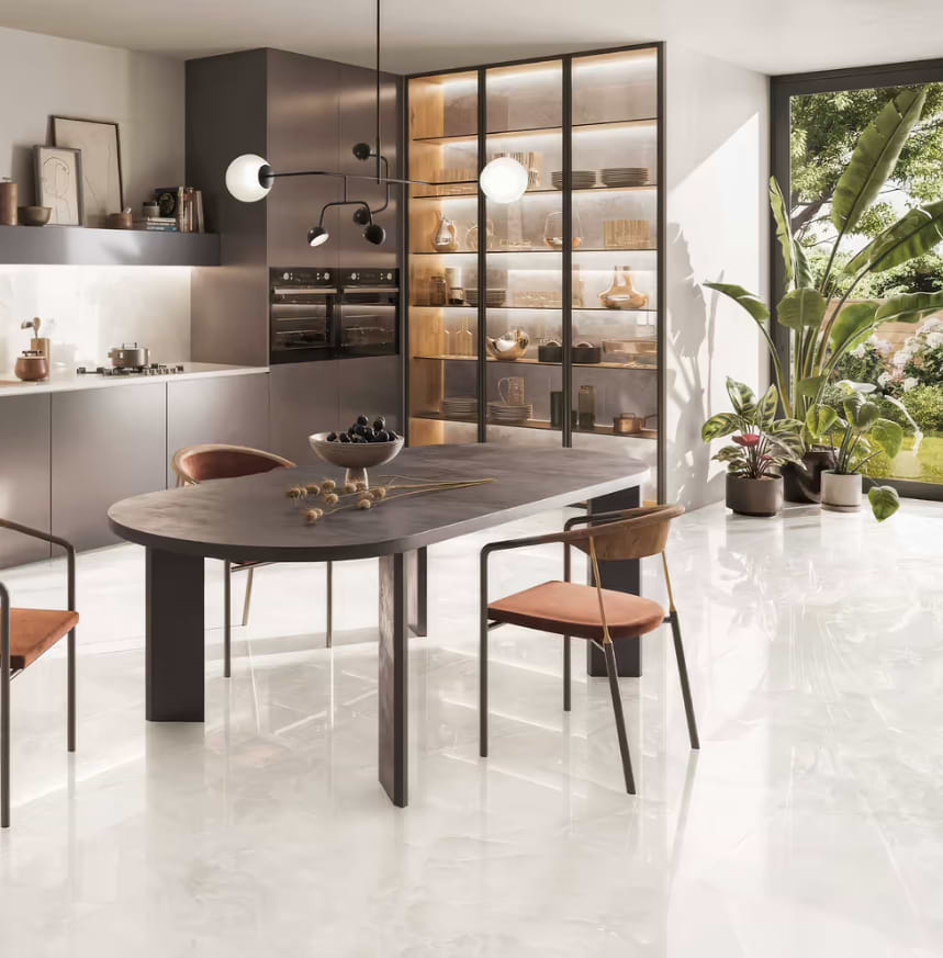 Onyx Ivory in Polished and matt tiles stocked by Hyperion Tiles