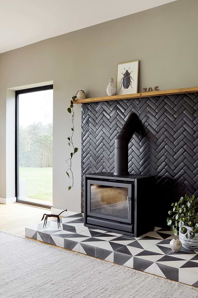 Modern Fireplace Tile Ideas