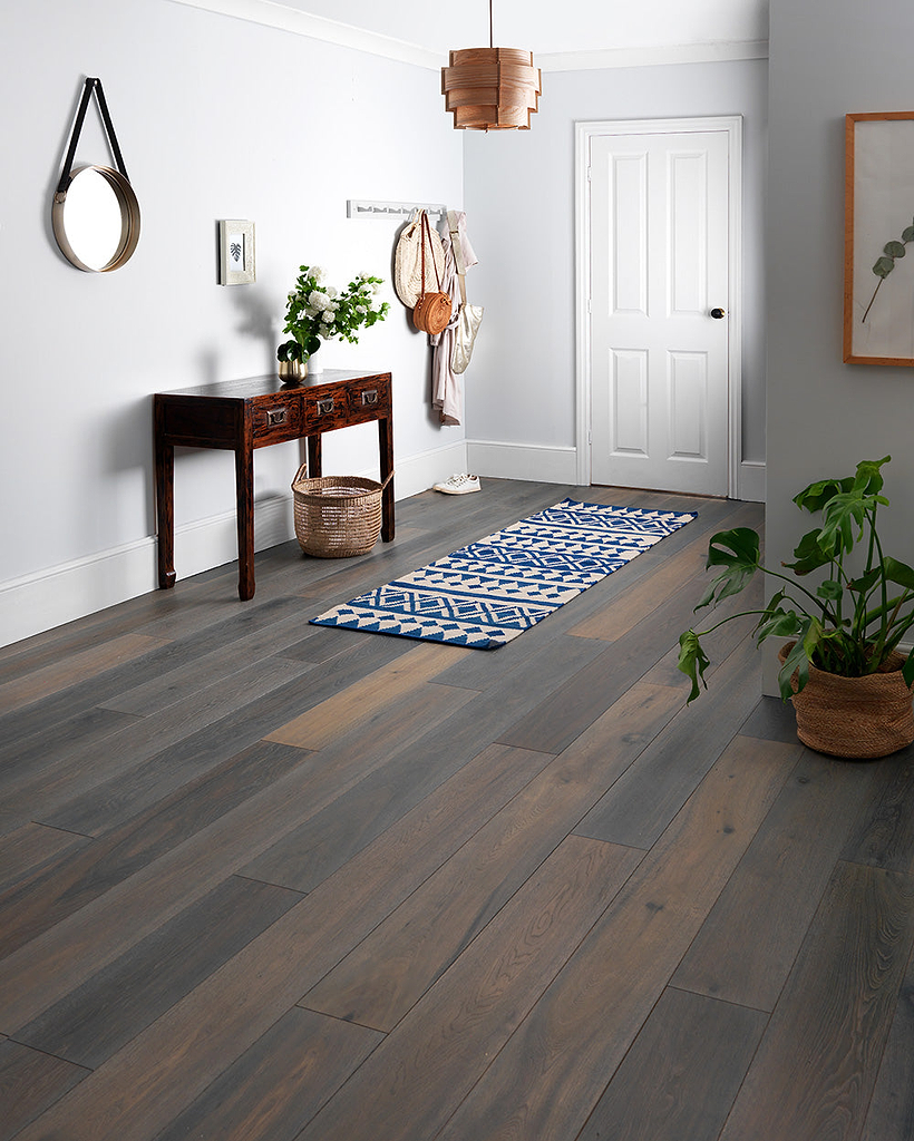 Woodpecker Harlech Stormy Oak engineered wood flooring stocked by Hyperion Tiles