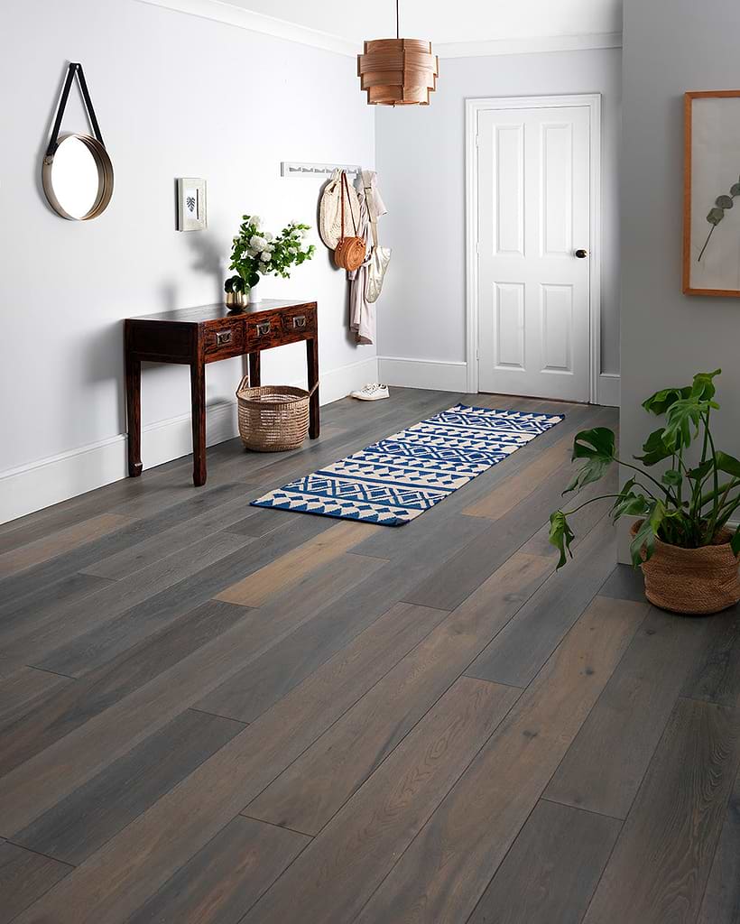 Woodpecker Harlech Stormy Oak engineered wood flooring stocked by Hyperion Tiles