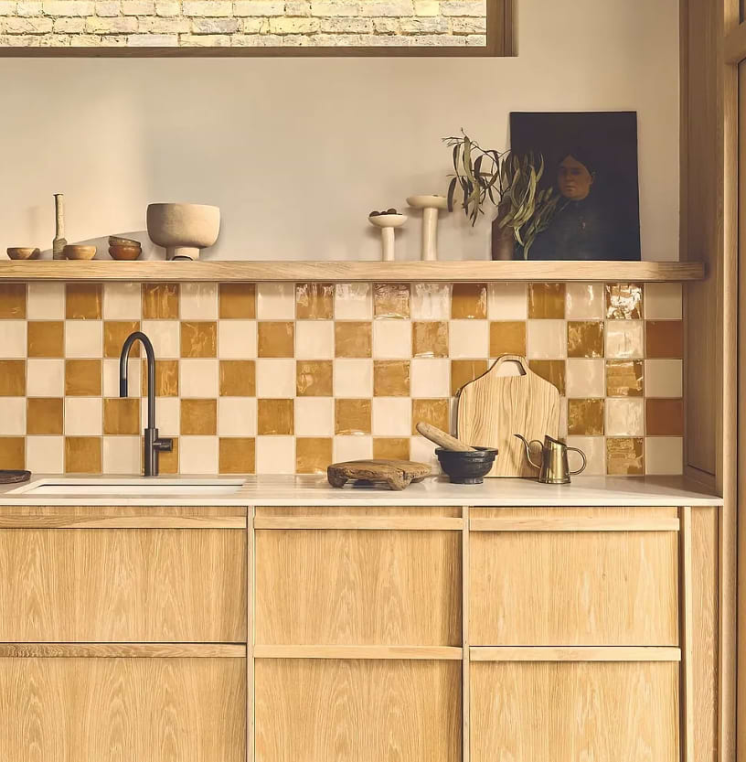 Jaipur Hoppers Hat yellow tiles stocked by Hyperion Tiles