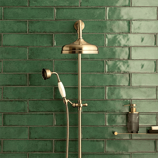 Original Style Montblanc Brick Emerald Gloss Tiles