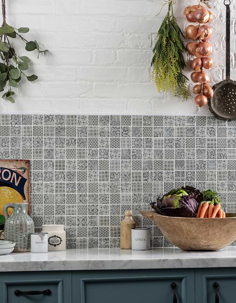 The Original Style Medine Patterned Mosaic shows one example of a versatile range of patterned tiles stocked by Hyperion Tiles