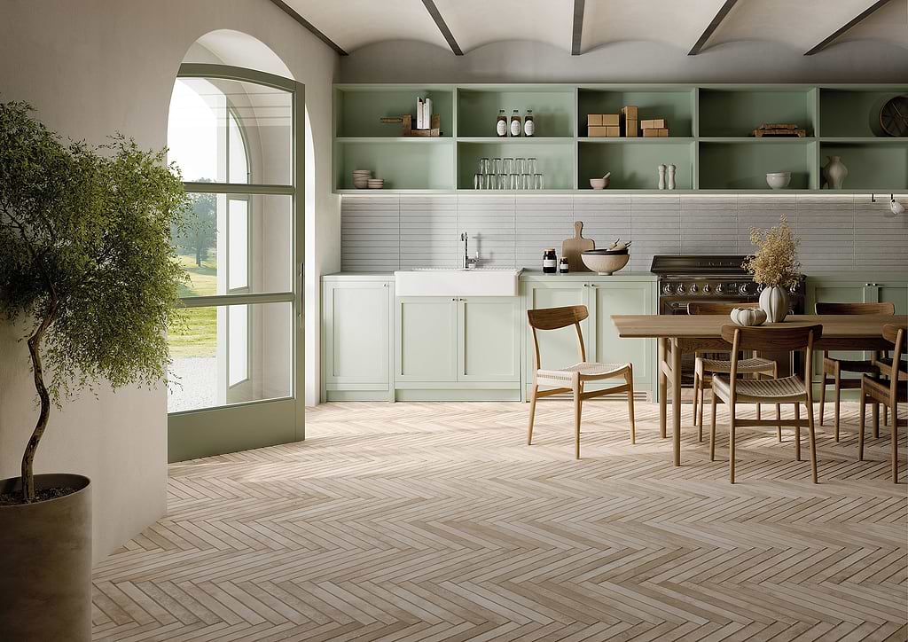 Ramsbury Sand porcelain floor tiles stocked by Hyperion Tiles