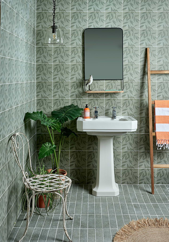 Ca' Pietra Reform Reformed Stone Forest Green Tiles