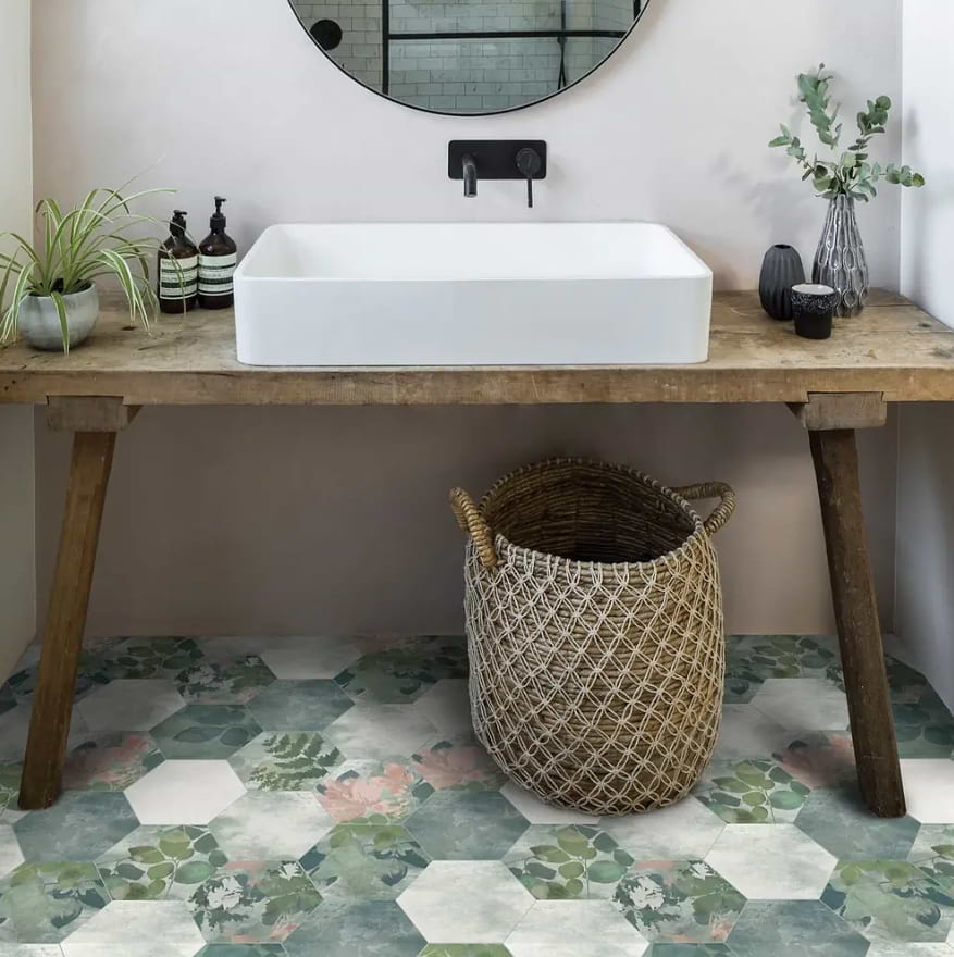 Highly durable Woodland Glade bathroom tiles stocked by Hyperion Tiles
