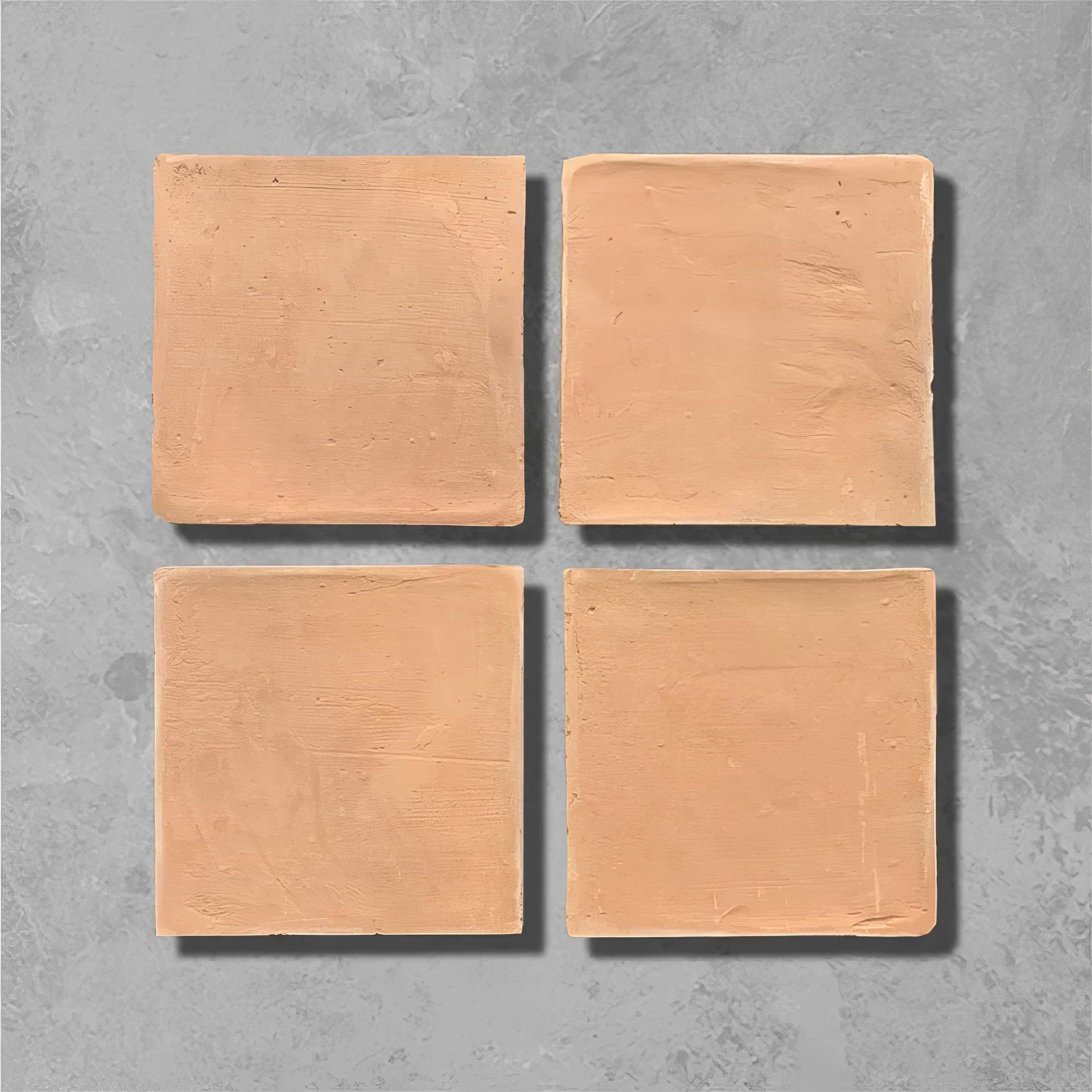 Handmade Square Naranja Terracotta - Hyperion Tiles