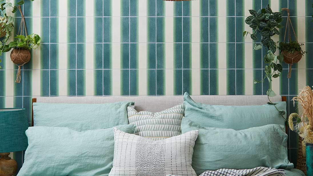 Living etc Livid collection Column, Cap and Arch tiles stocked by Hyperion Tiles