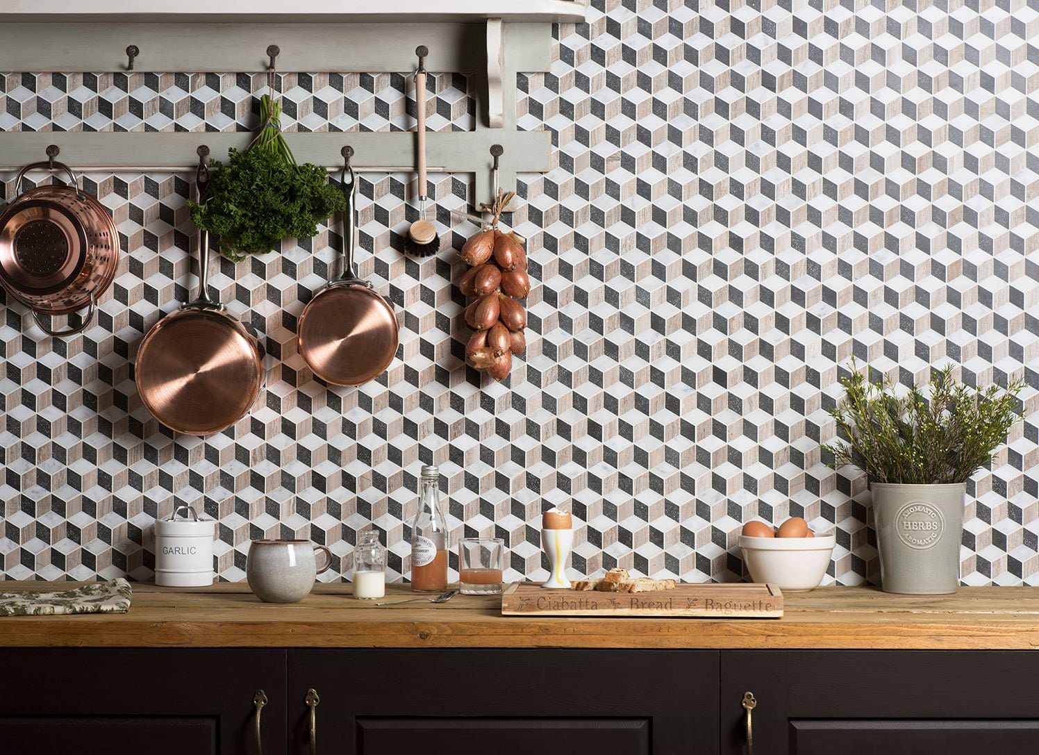 6 ideas for creating the perfect backsplash for your kitchen - Hyperion Tiles