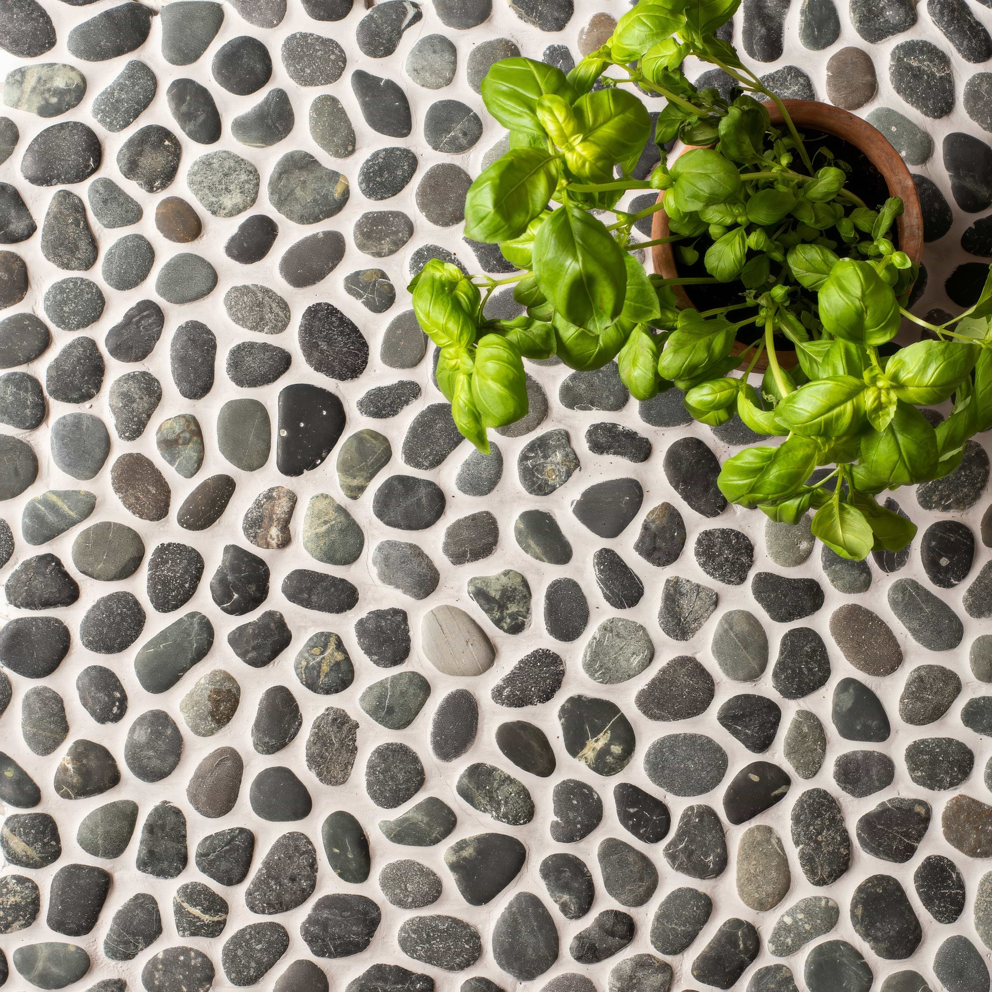 Bora Bora Pebble Mosaic By Hyperion Tiles