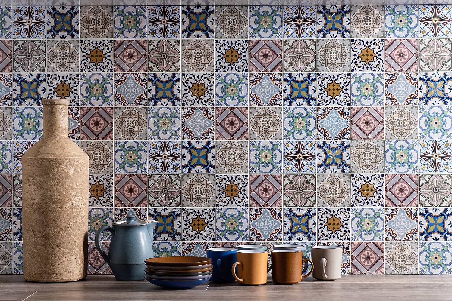 Fable Patterned Mosaic stocked by Hyperion Tiles