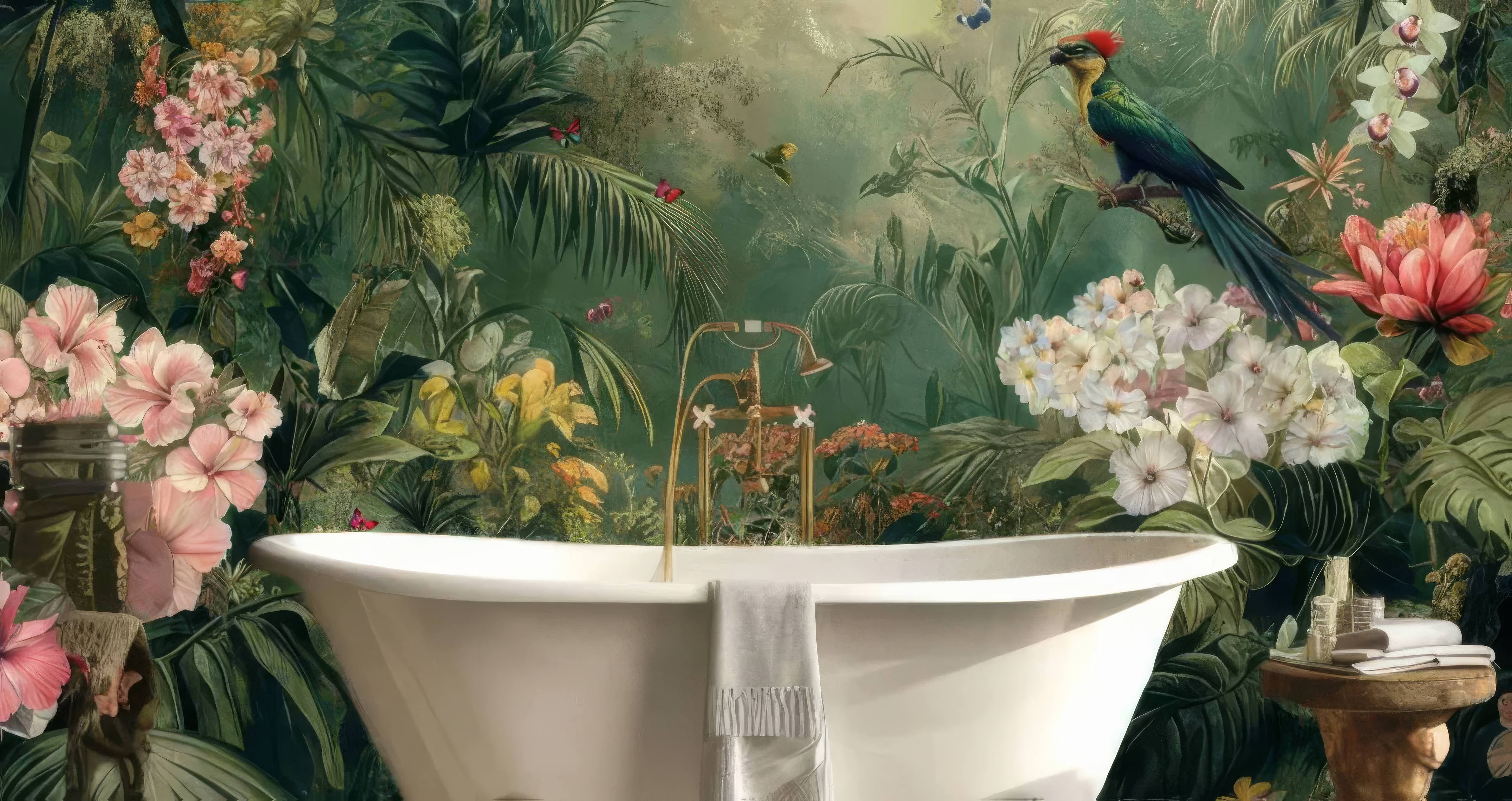 Shower panel Tropical Rainforest stocked by Hyperion Tiles