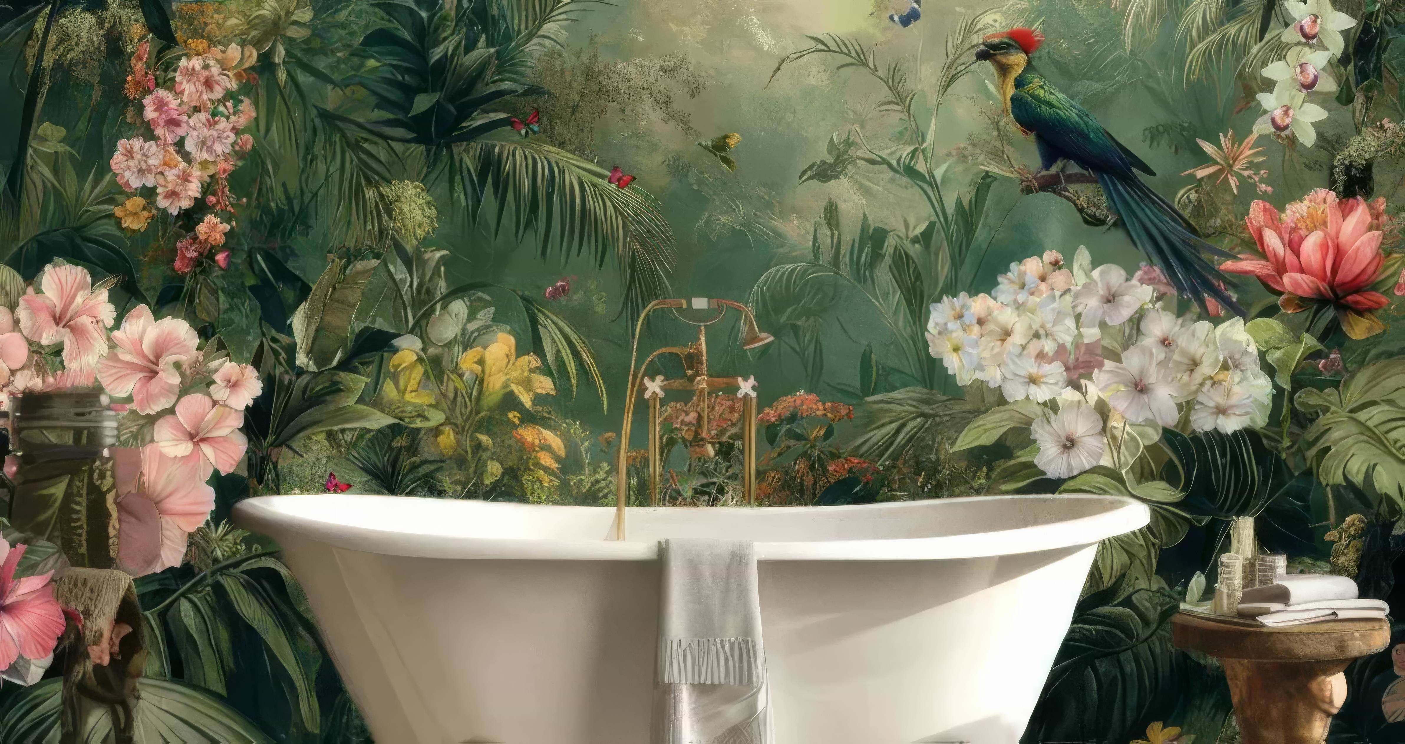 Shower panel Tropical Rainforest stocked by Hyperion Tiles
