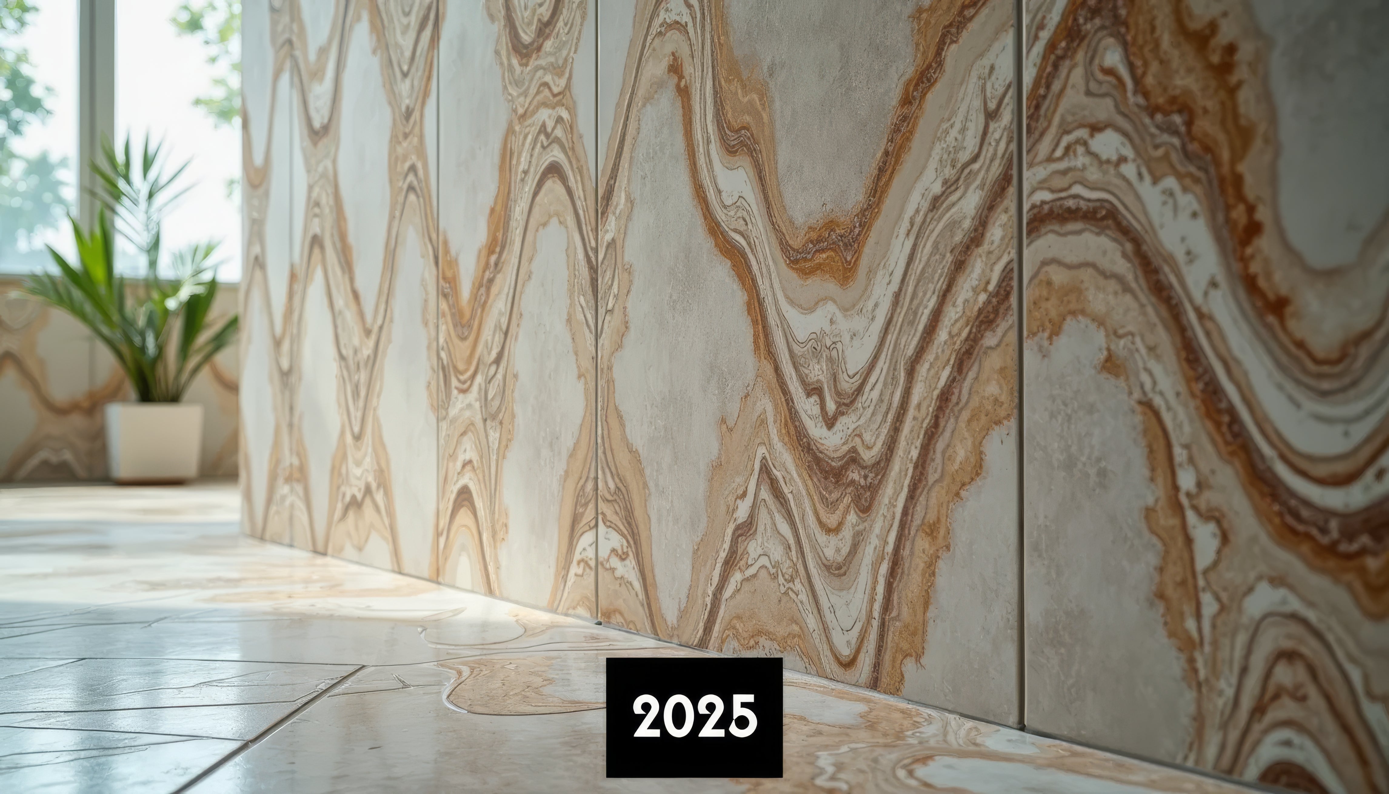 Close-up of modern tile pattern and colour