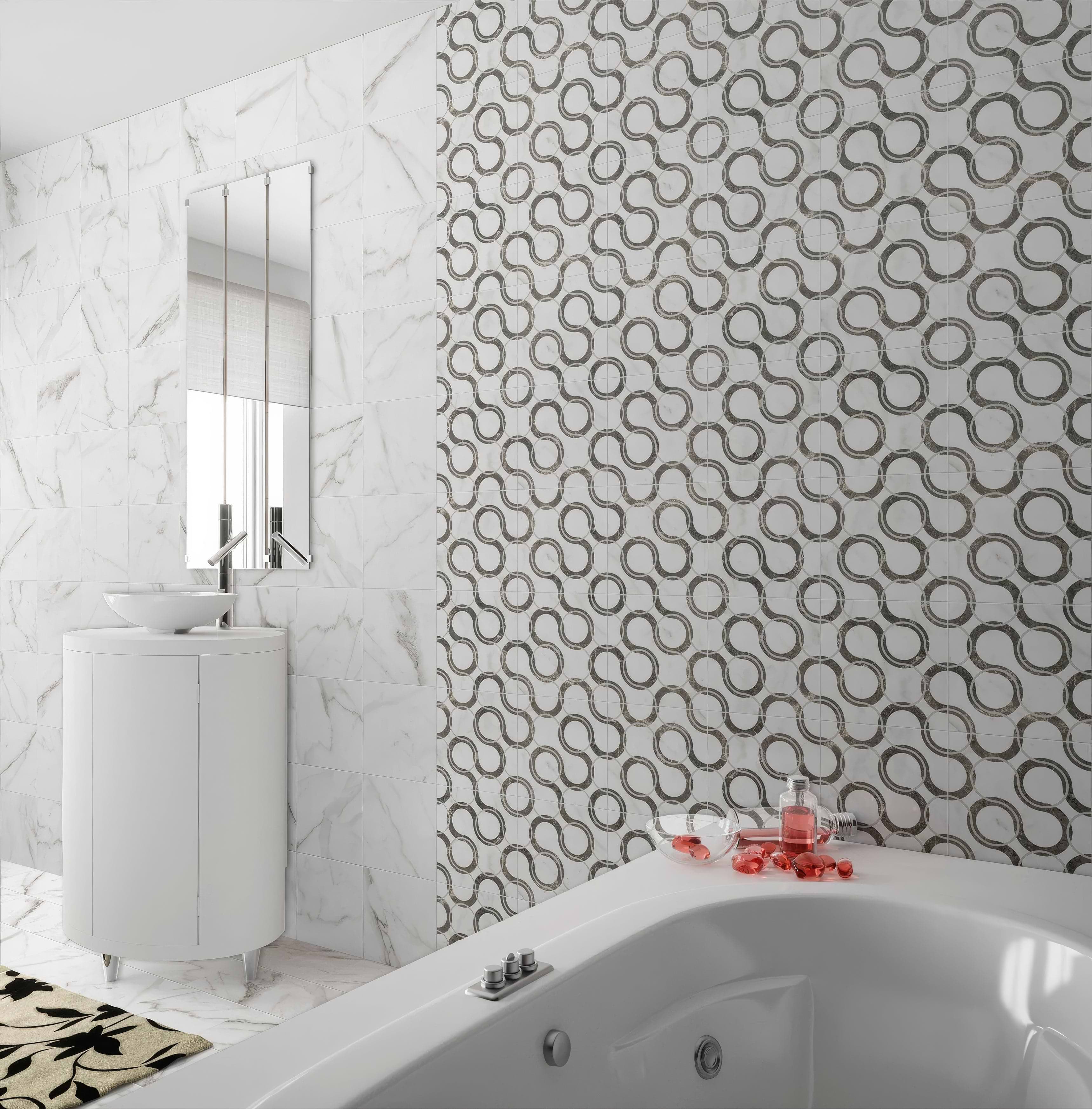 How to choose patterned floor tiles & wall tiles for your home