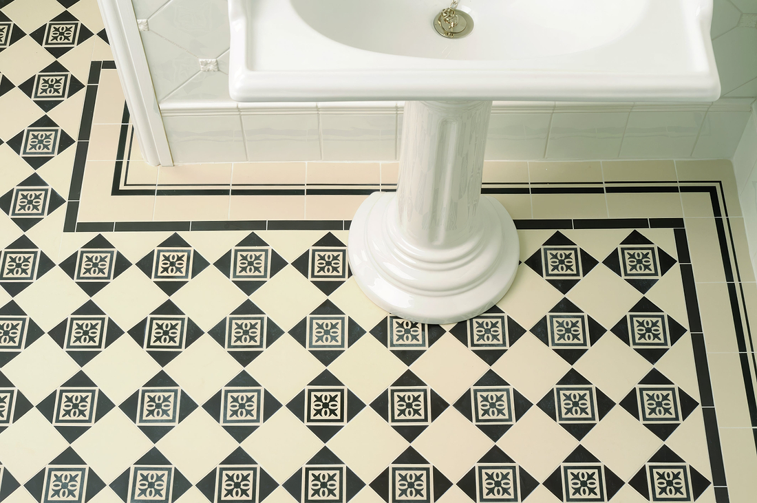 Victorian Floor Tile Borders and Corners