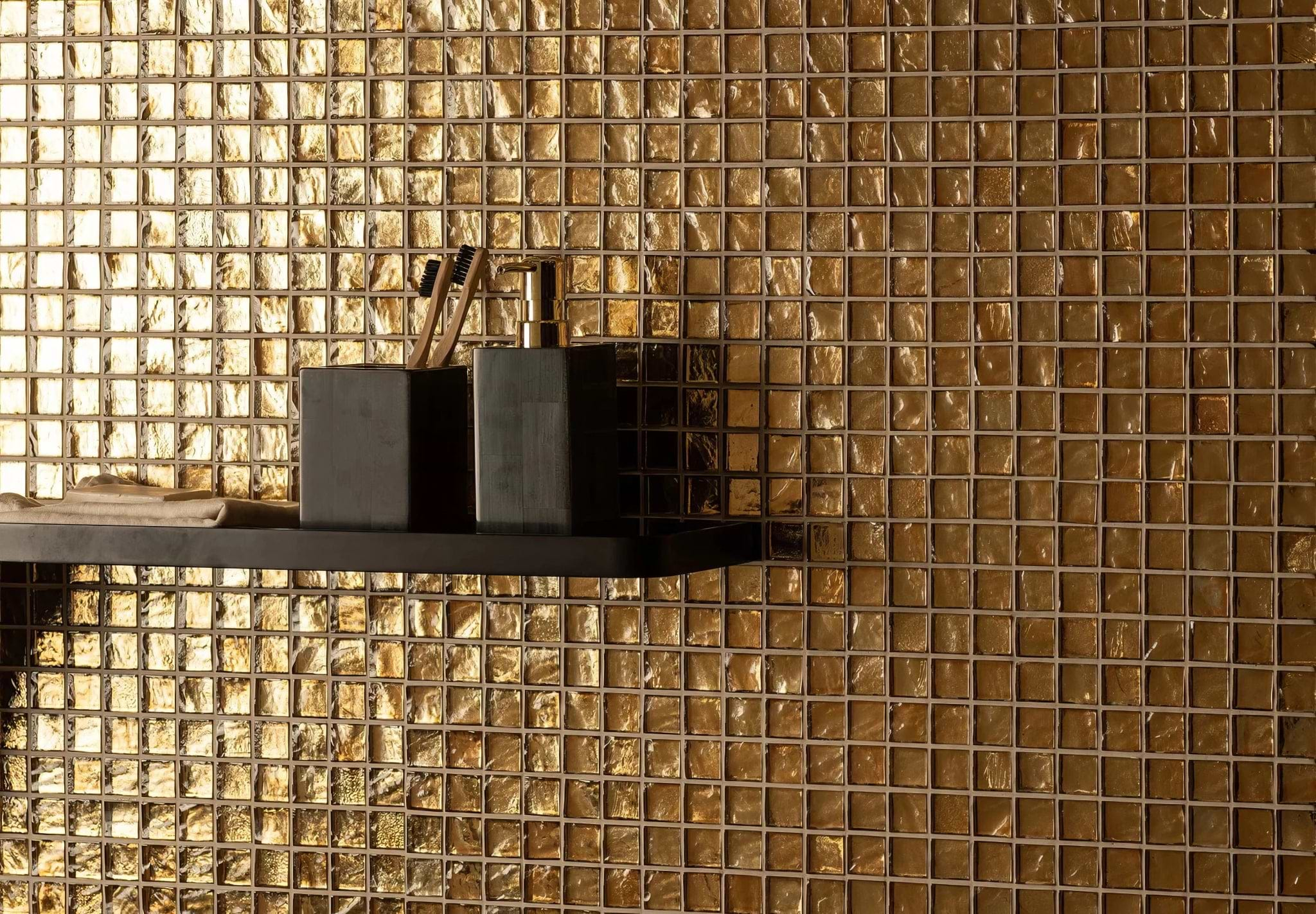 Gold Mosaic Tiles - Hyperion Tiles