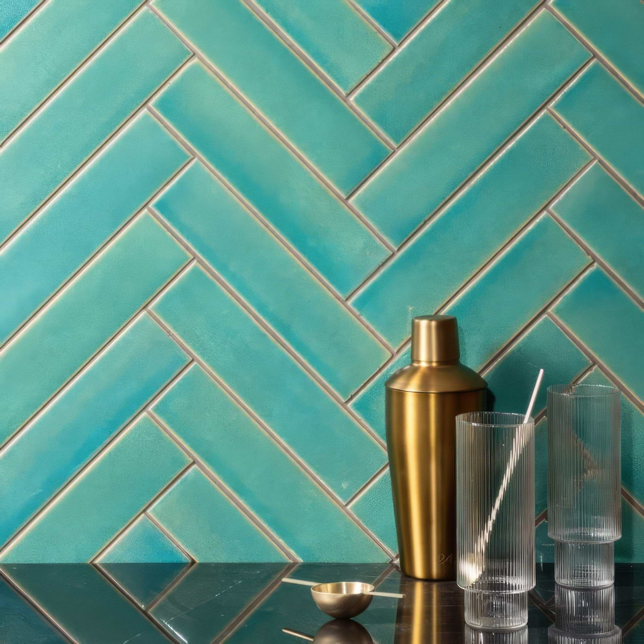 Herringbone Kitchen Tiles - Hyperion Tiles