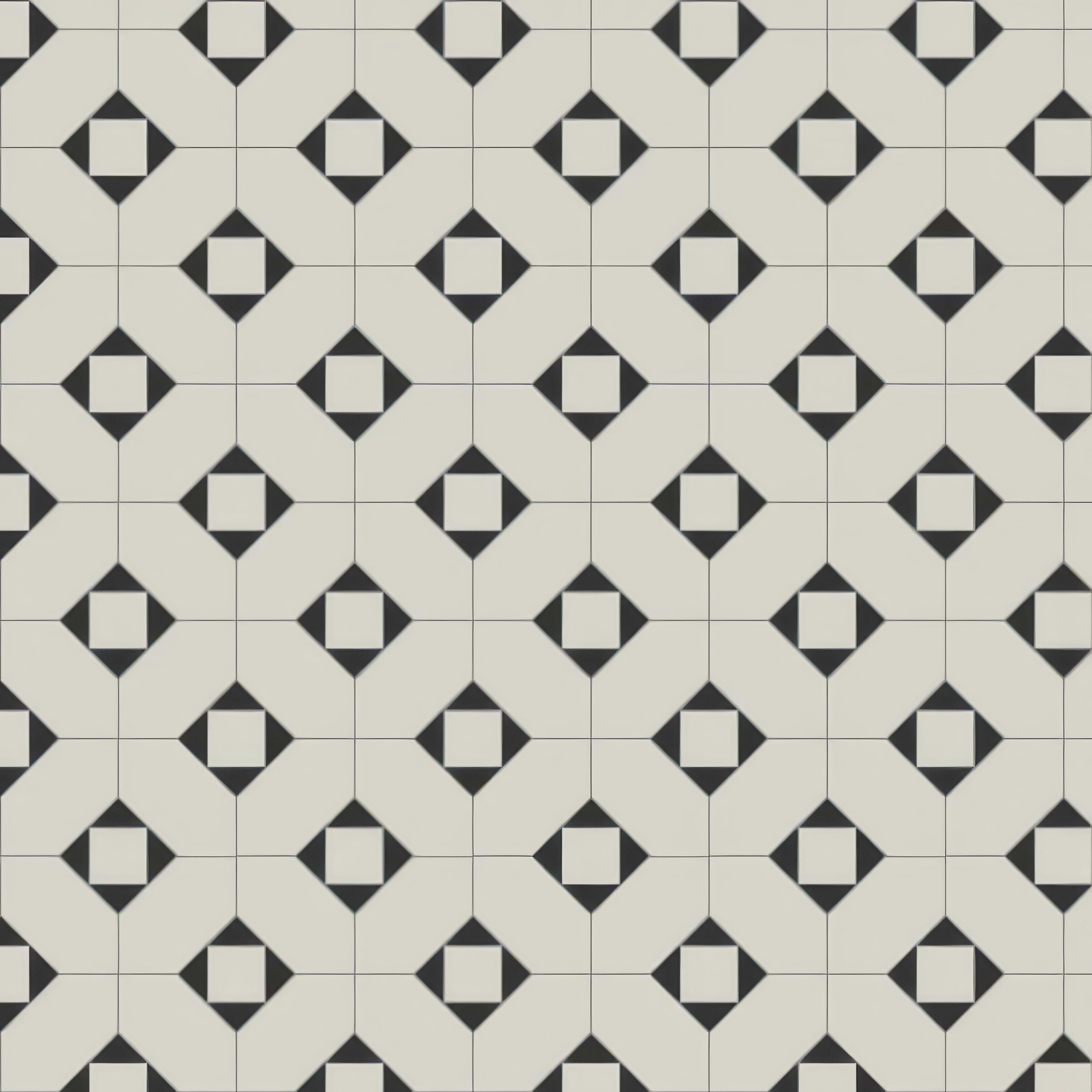 Victorian Floor Tiles Huntingdon Pattern - Hyperion Tiles