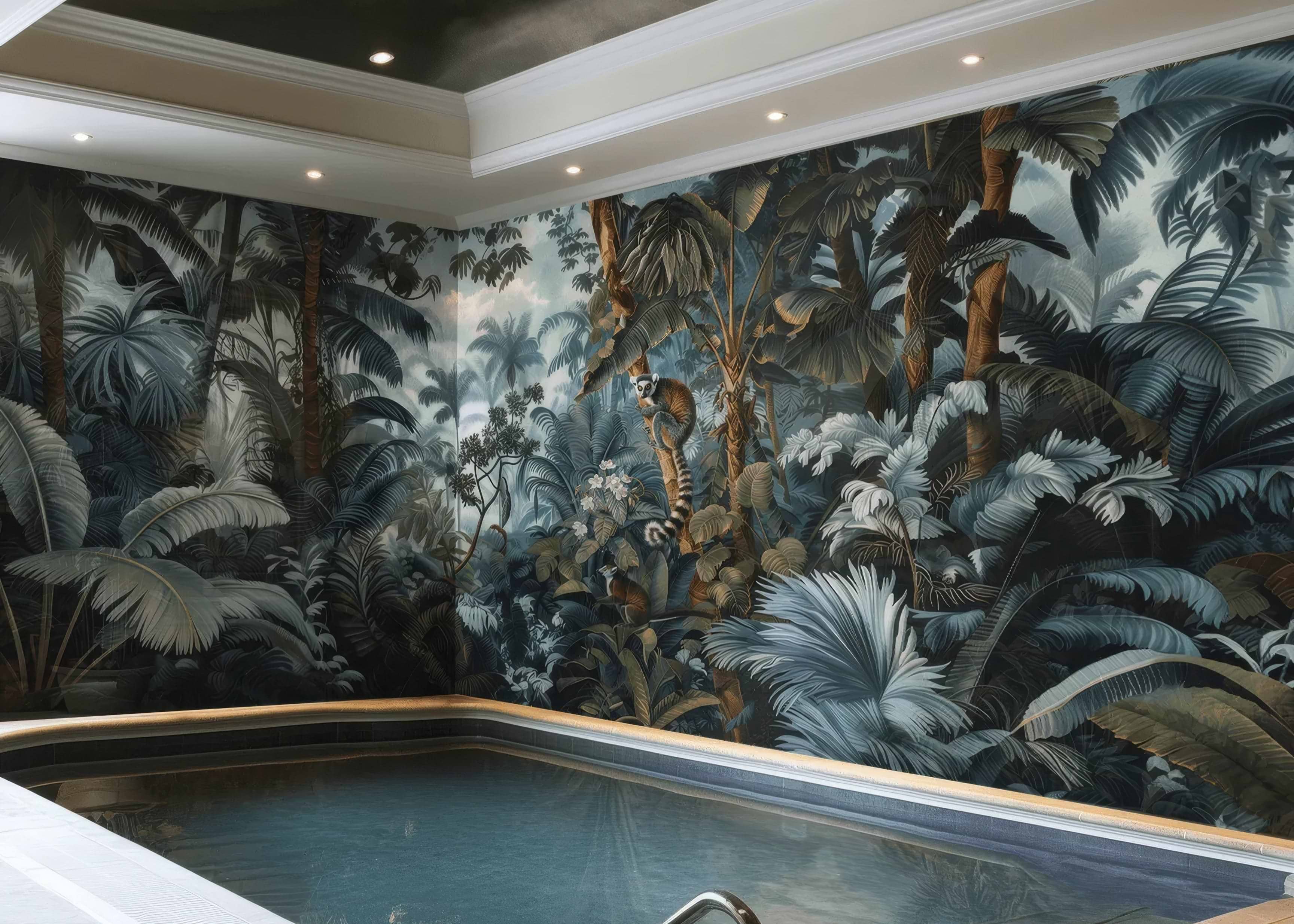 Blue Jungle Panel By Hyperion Tiles