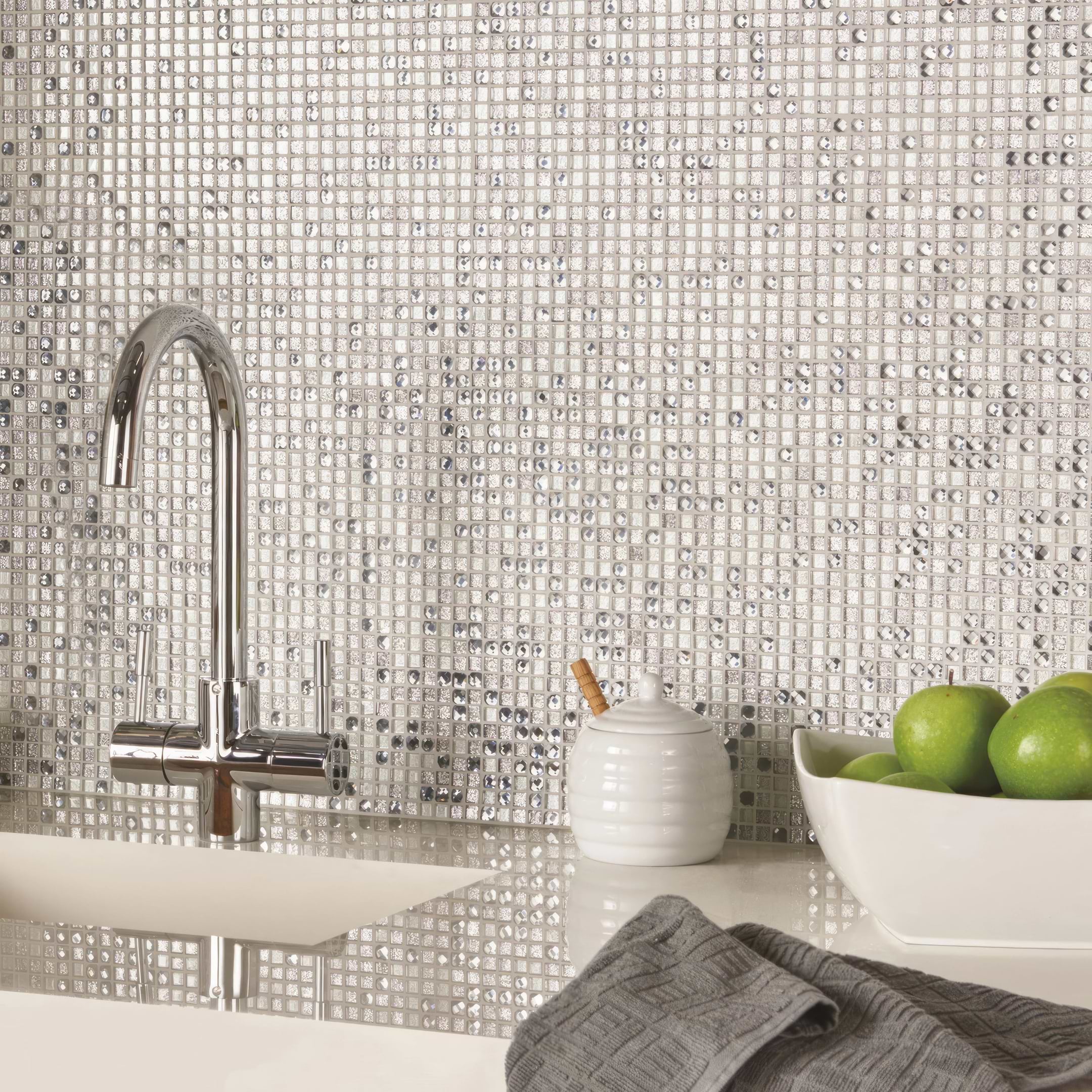 Agra Glass and Gem Mosaic - Hyperion Tiles