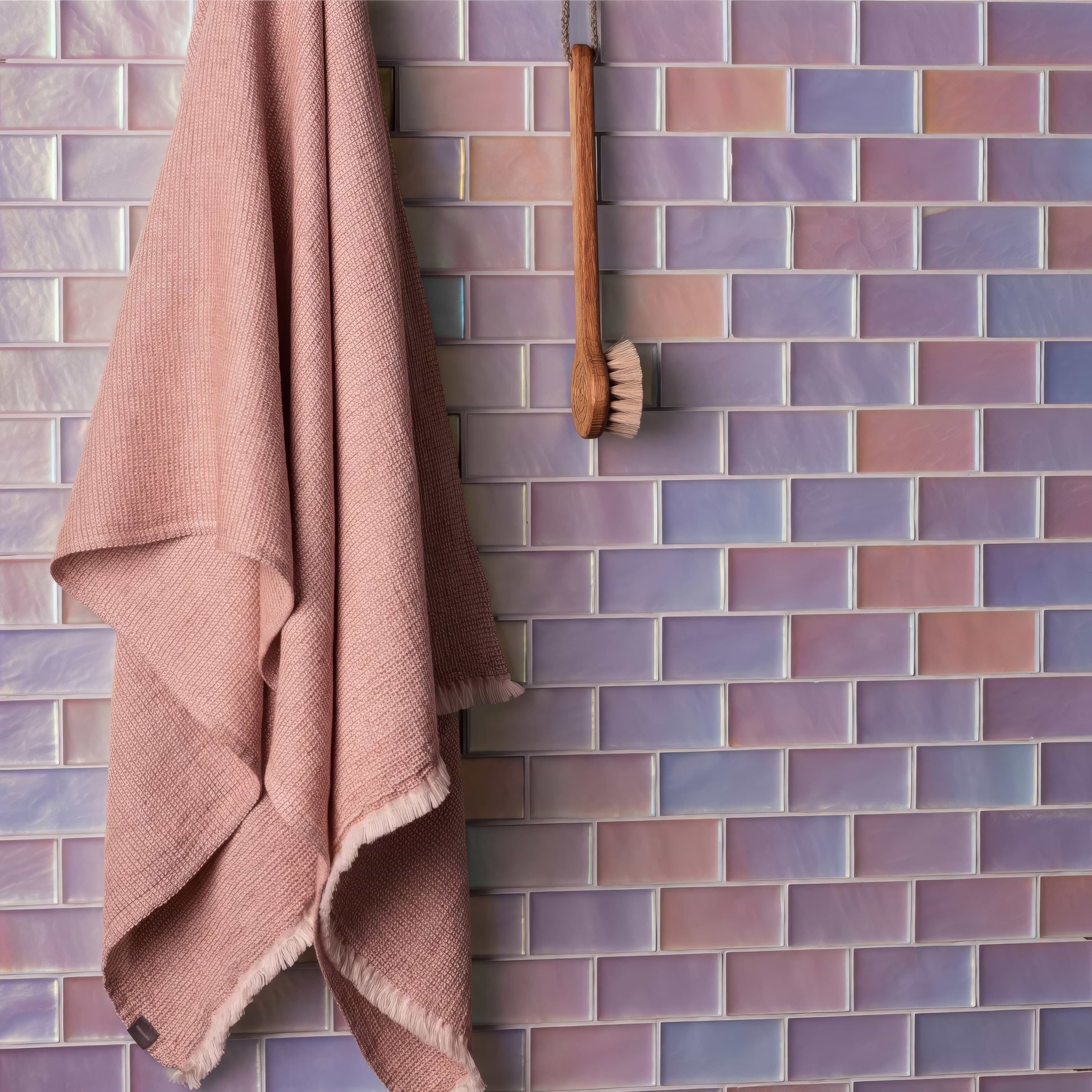  Pink Frost Mosaic Radiance By Hyperion Tiles