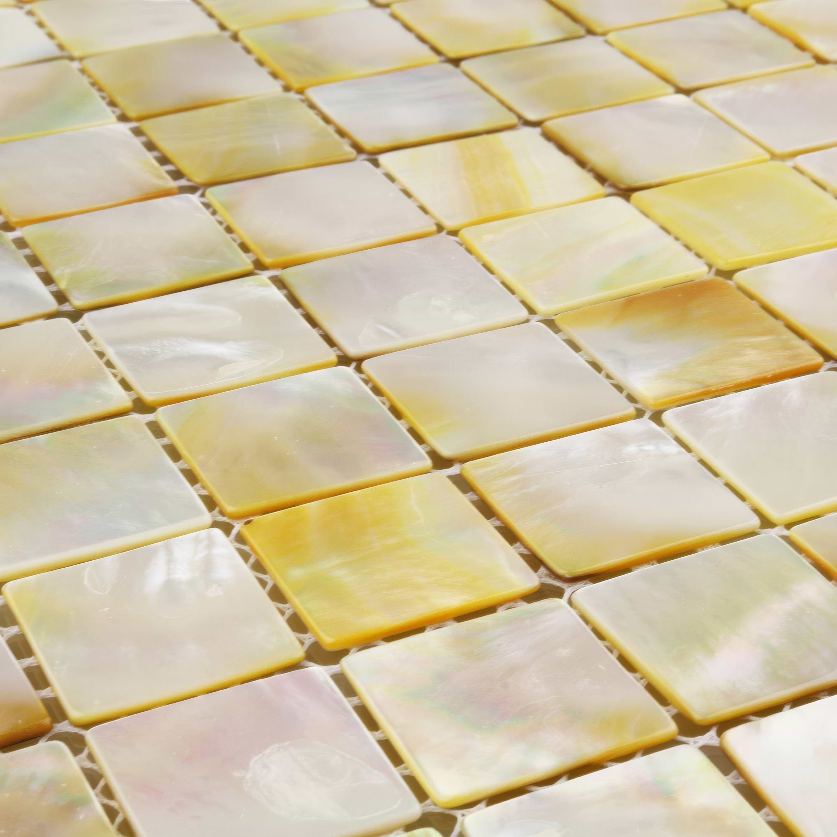 Golden Promise 25mm Square By Hyperion Tiles