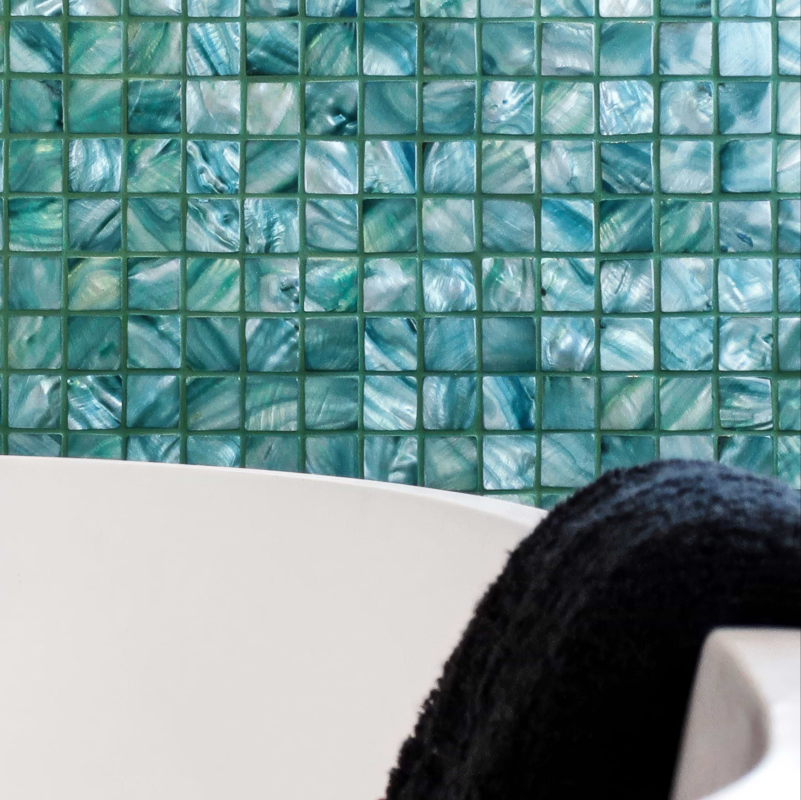 Jade 25mm Square By Hyperion Tiles