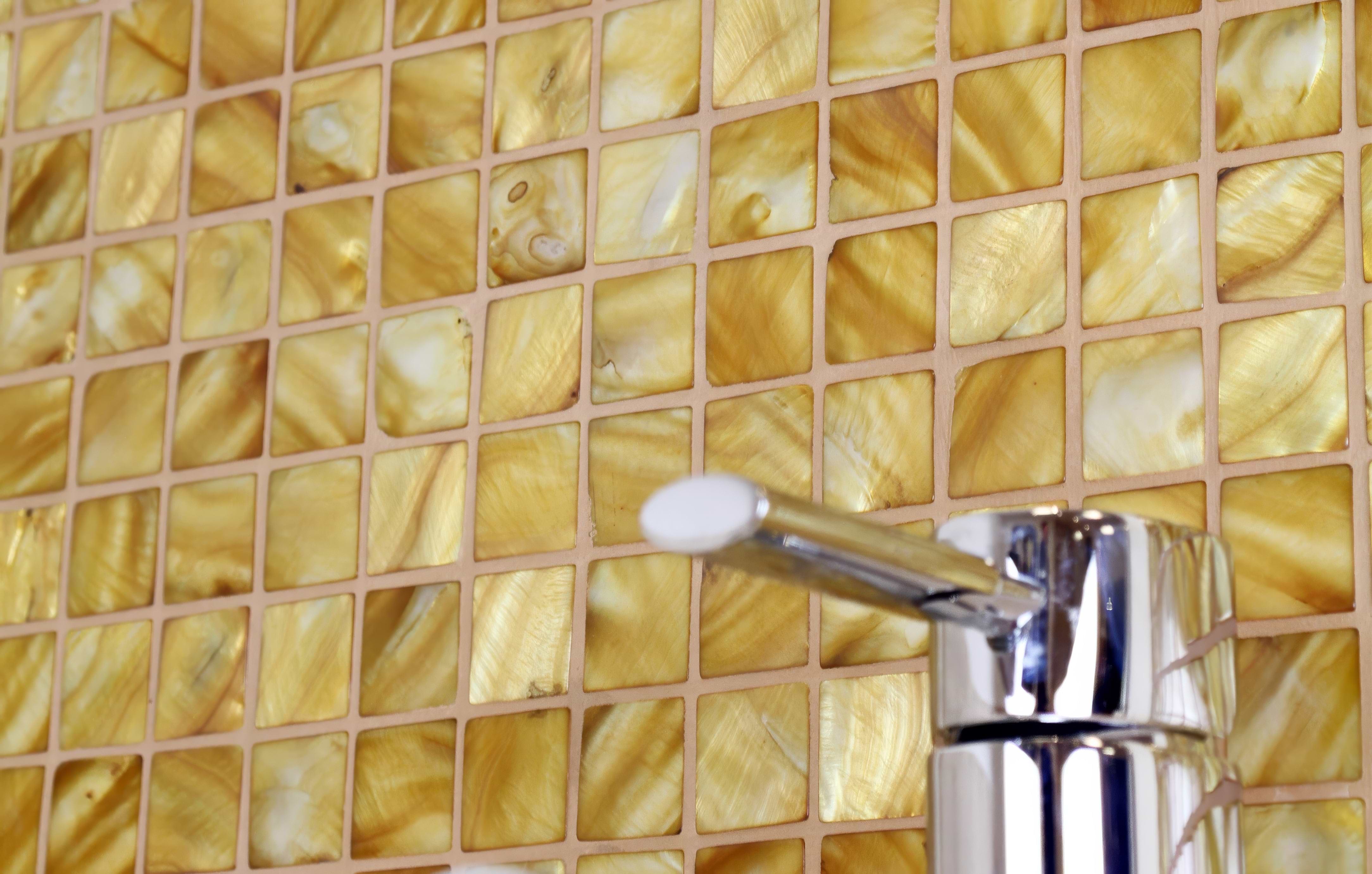 Emerald Gold 25mm Square By Hyperion Tiles