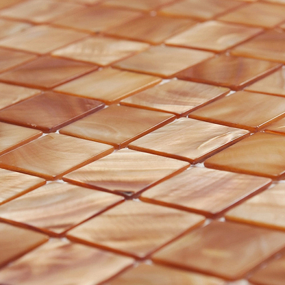 Copper 25mm Square By Hyperion Tiles