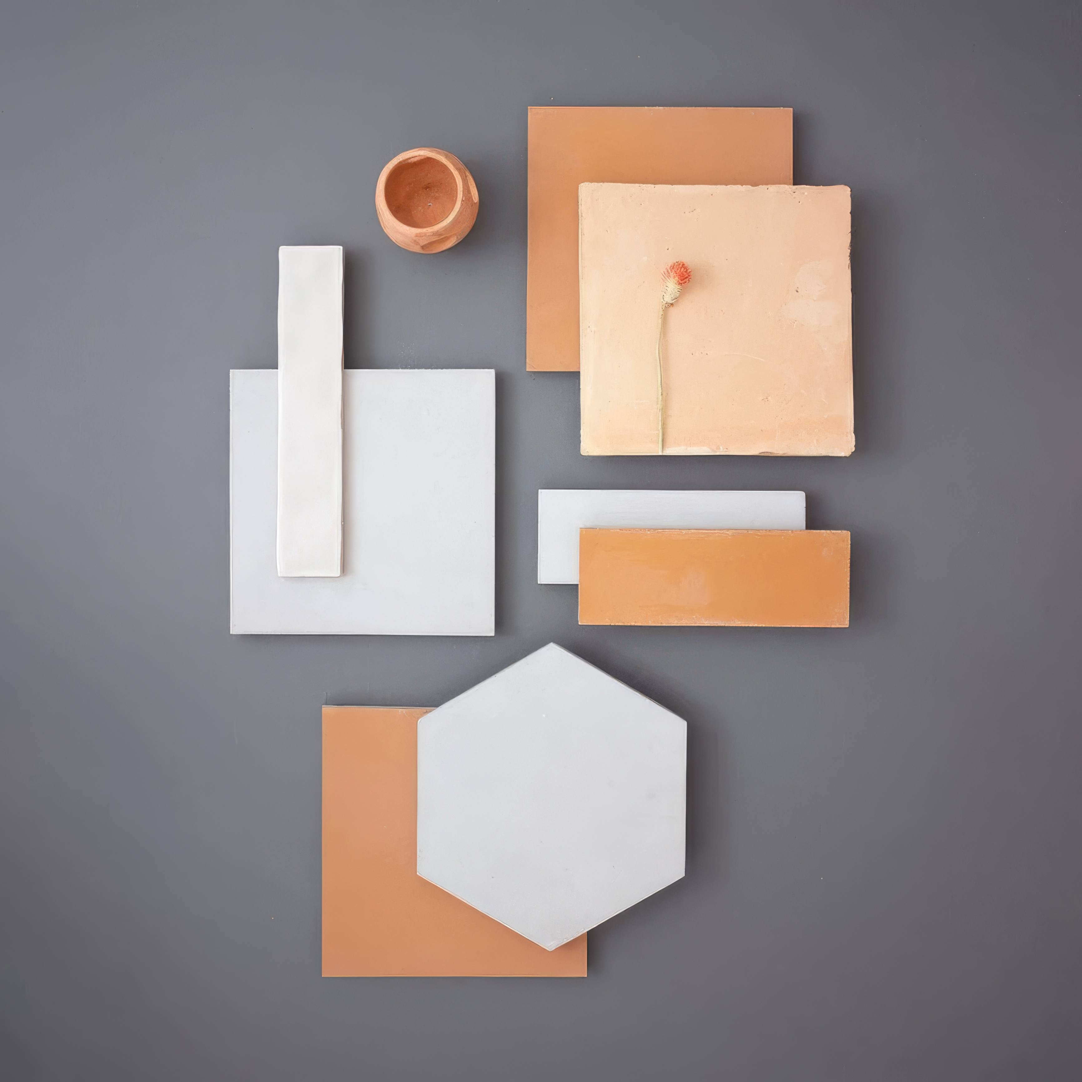 Little Greene French Grey Hexagonal Tile - Hyperion Tiles