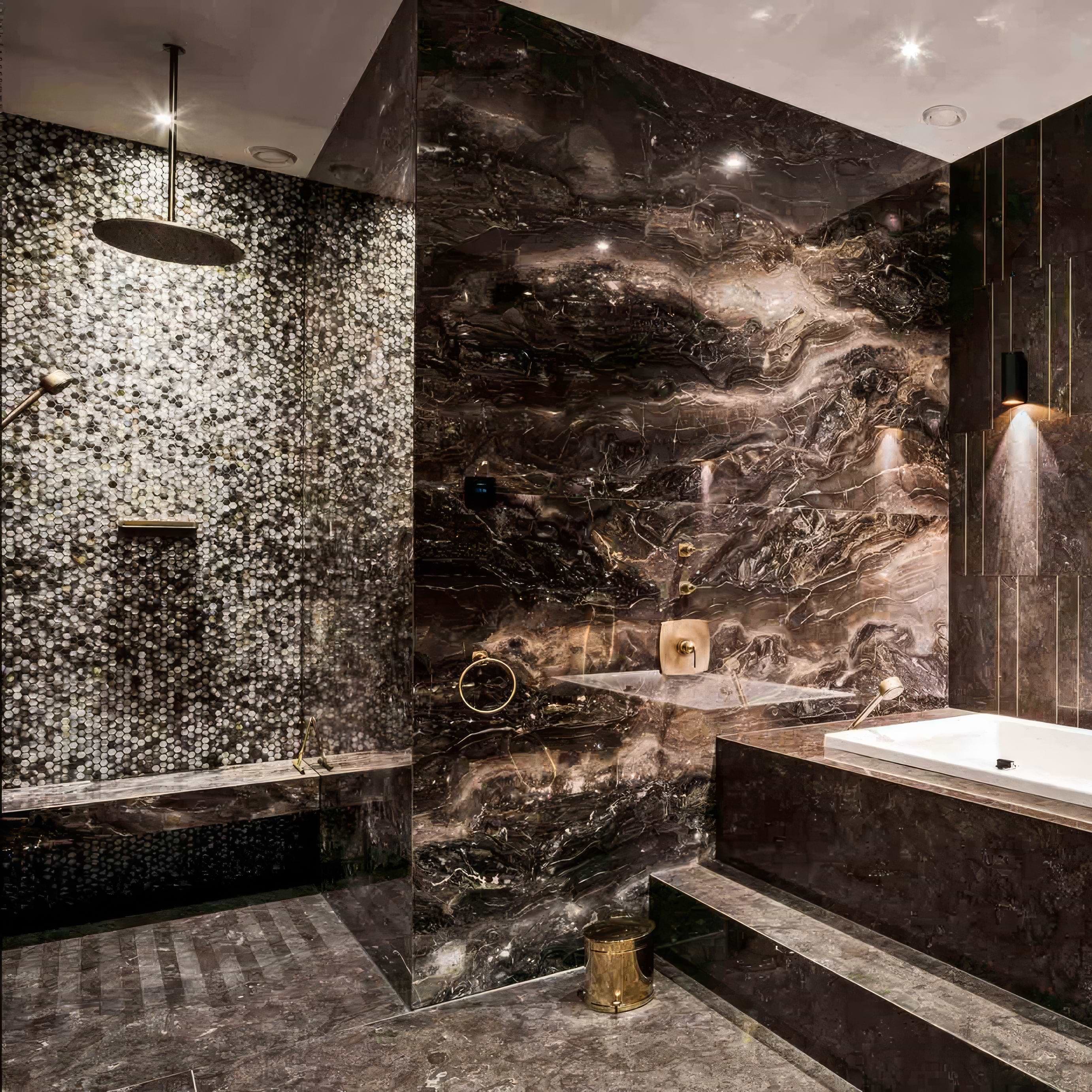 Midnight Pearl 25mm Square By Hyperion Tiles