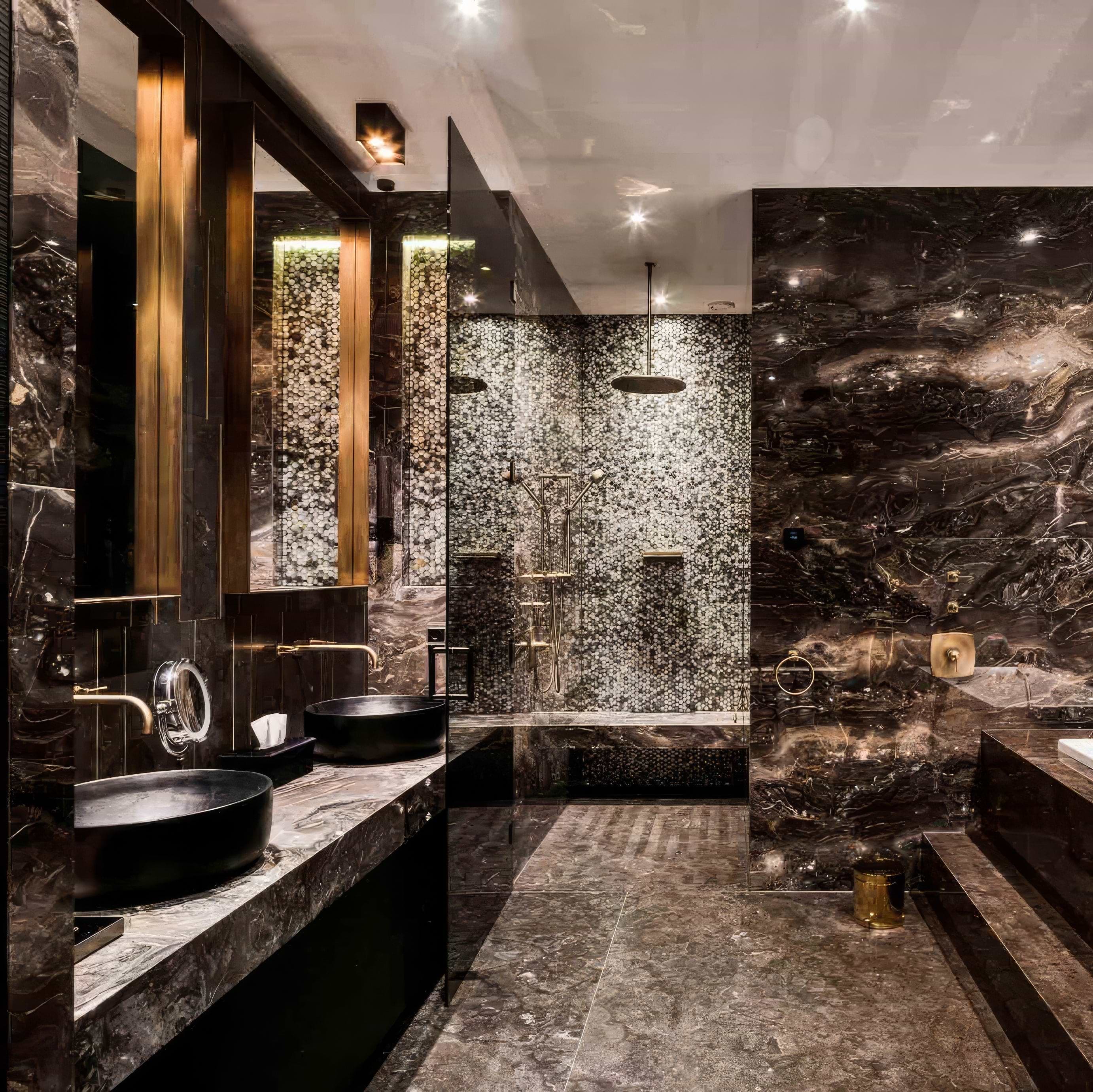 Midnight Pearl 25mm Square By Hyperion Tiles