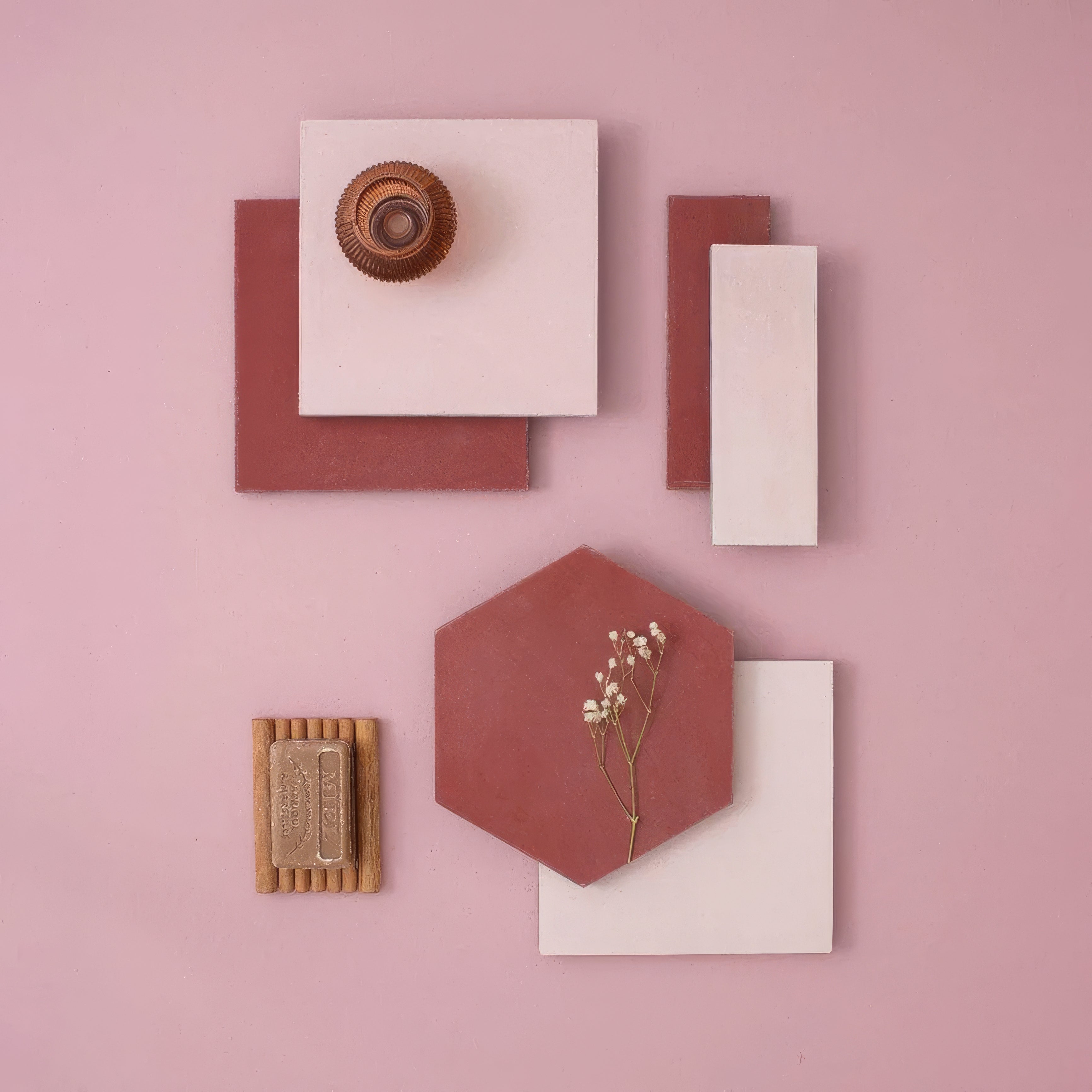Plaster Square Tile By Hyperion Tiles
