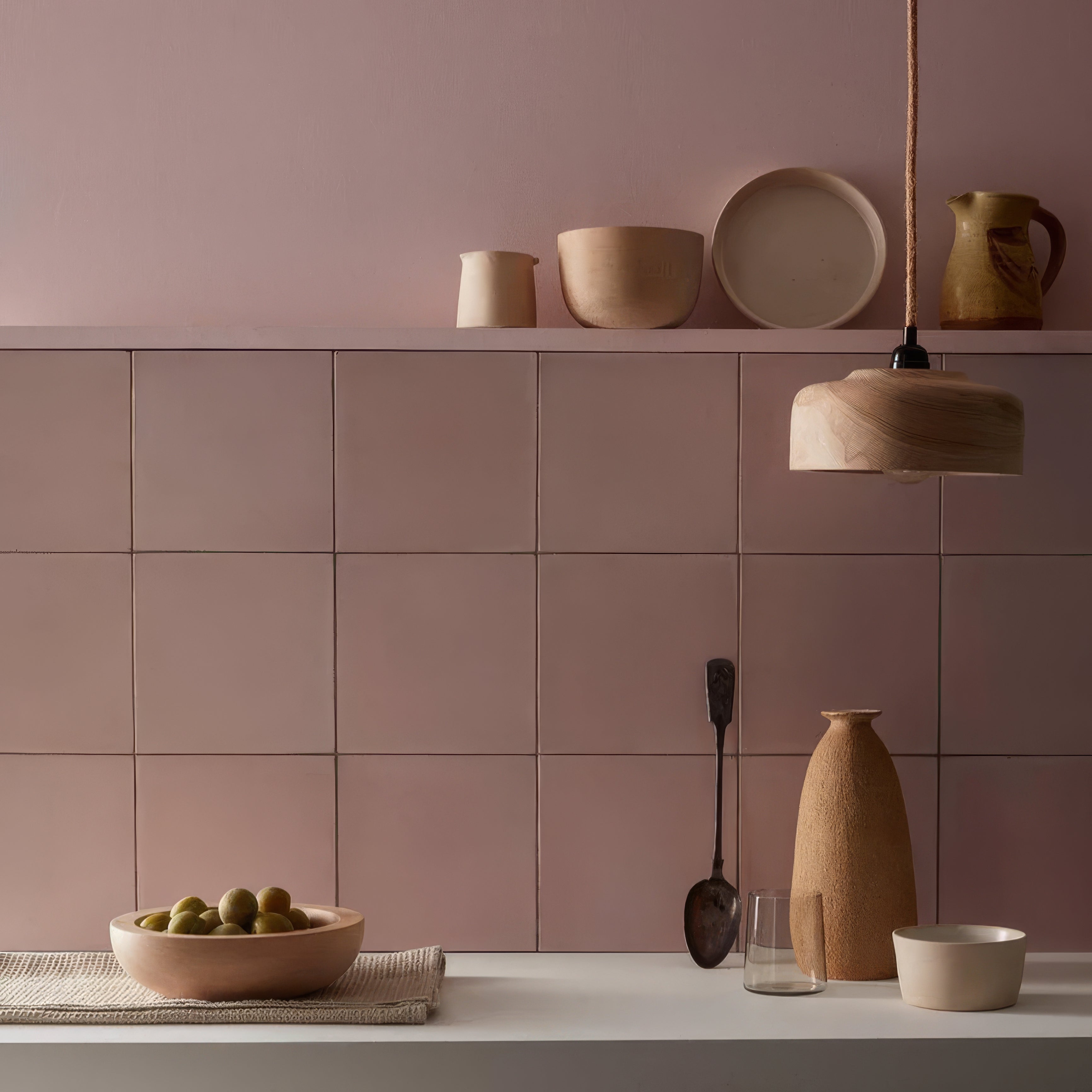 Plaster Square Tile By Hyperion Tiles