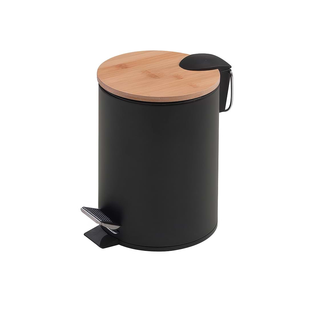 Kenta Pedal Bin 3l – Black Bamboo - Hyperion Tiles