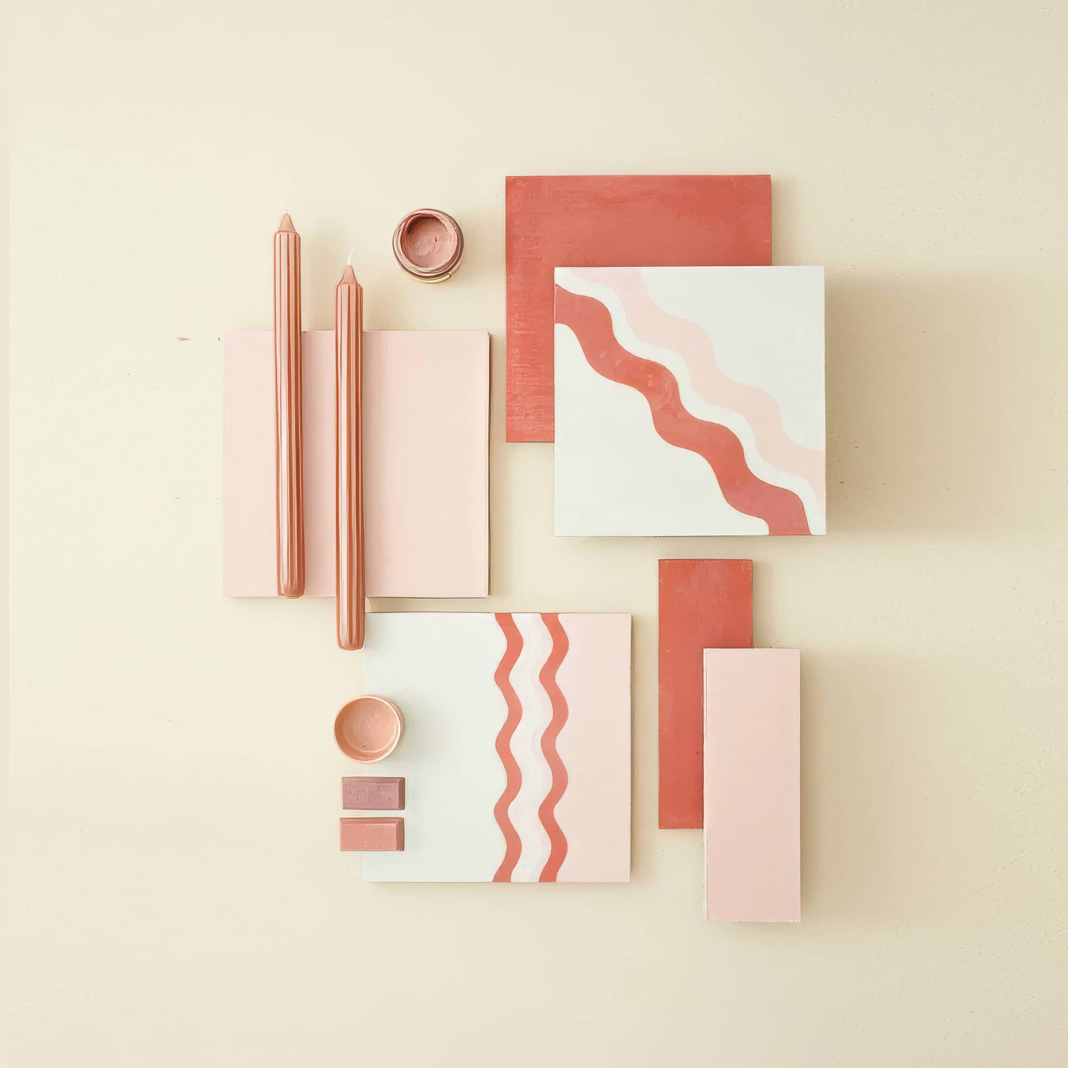 Rhubarb Square Tile - Hyperion Tiles