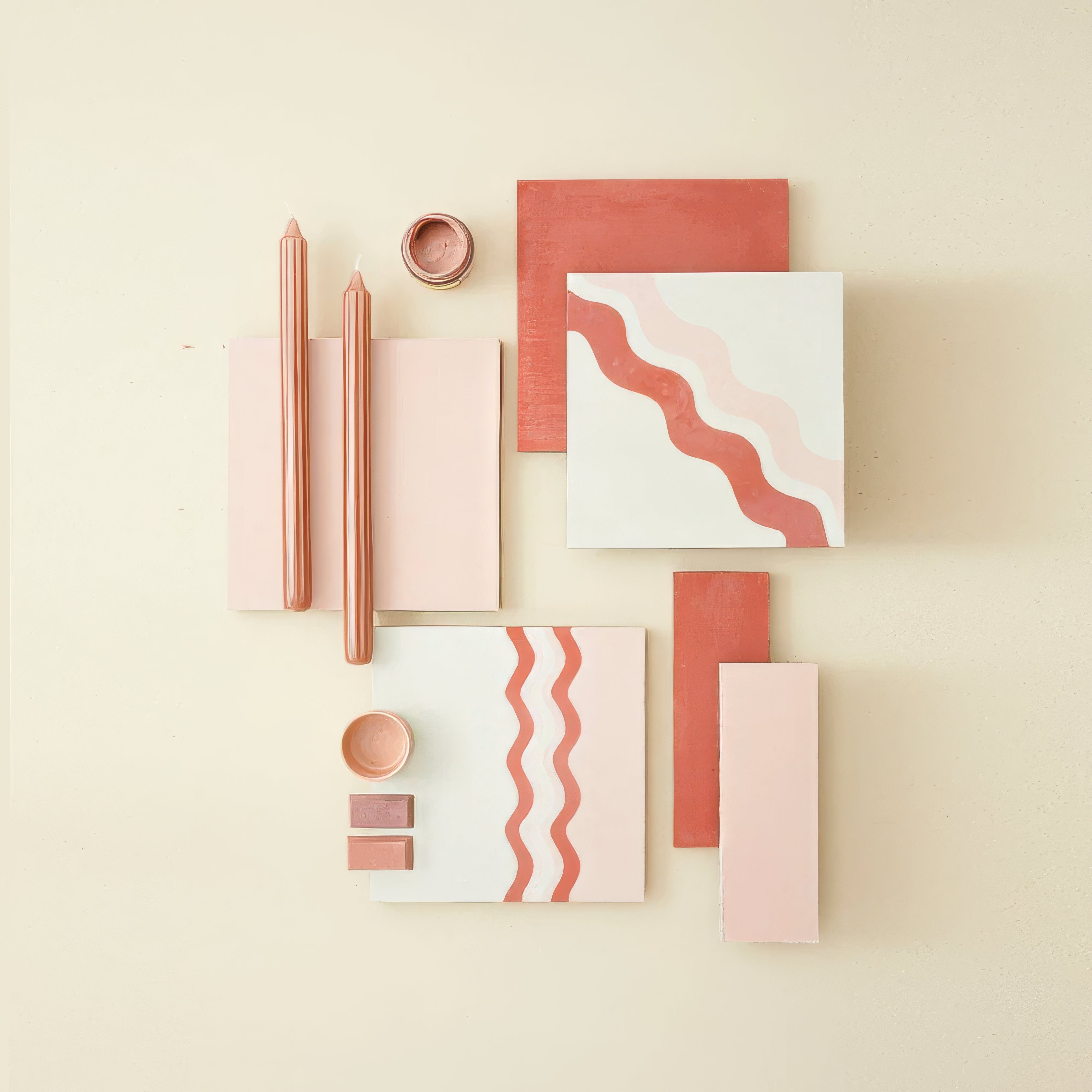 Rhubarb Square Tile - Hyperion Tiles