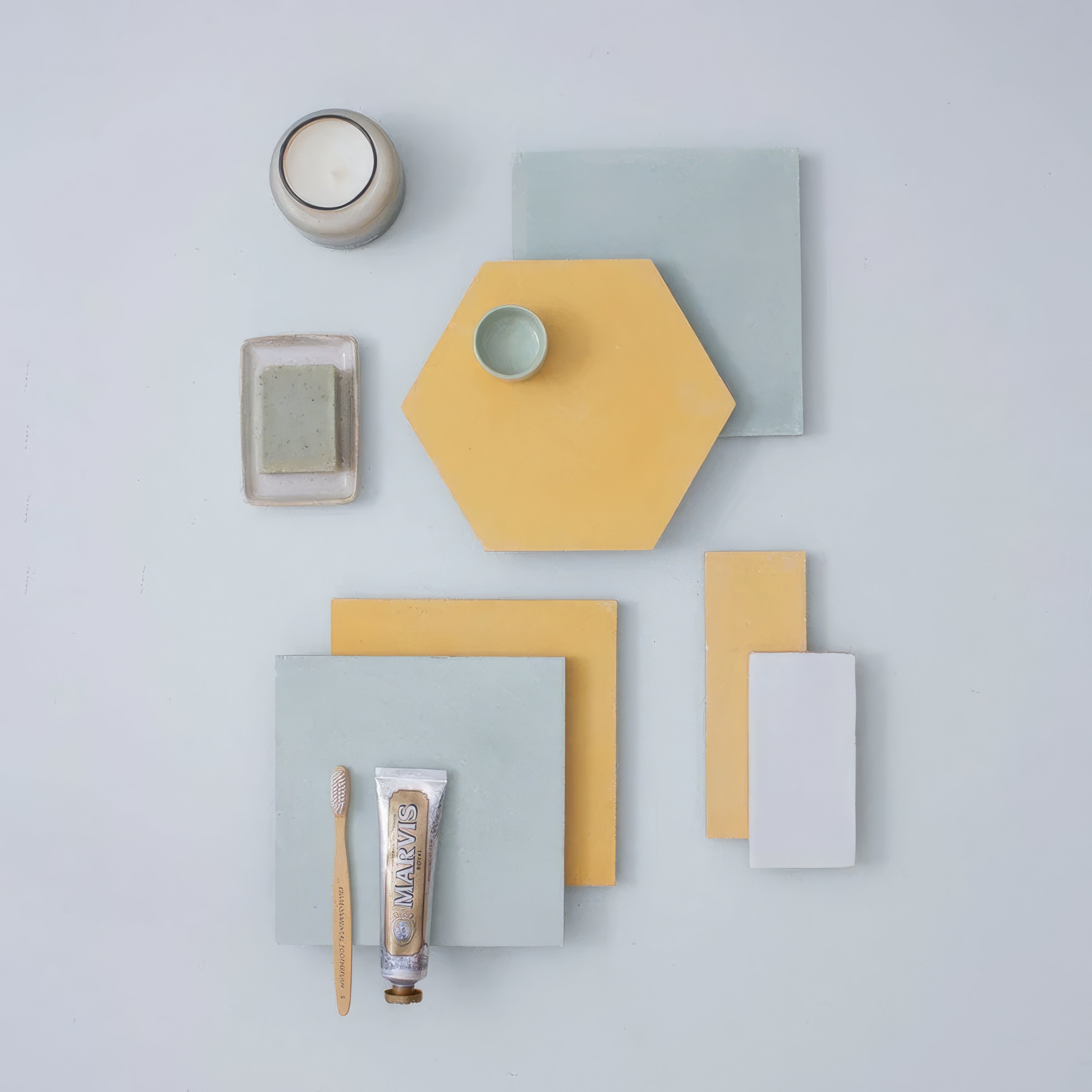 Canola Yellow Hexagonal Tile - Hyperion Tiles