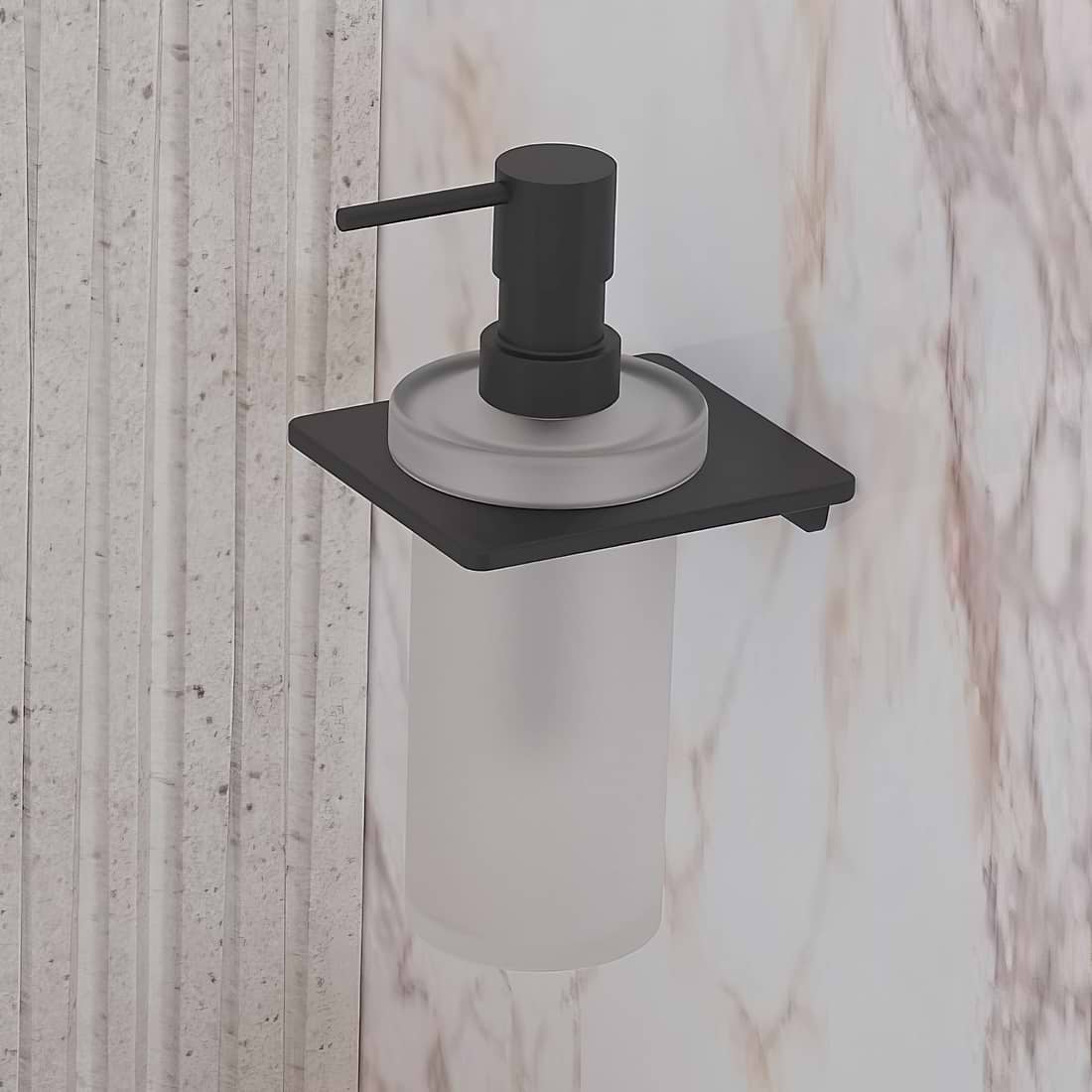 S Cube Soap Dispenser – Black