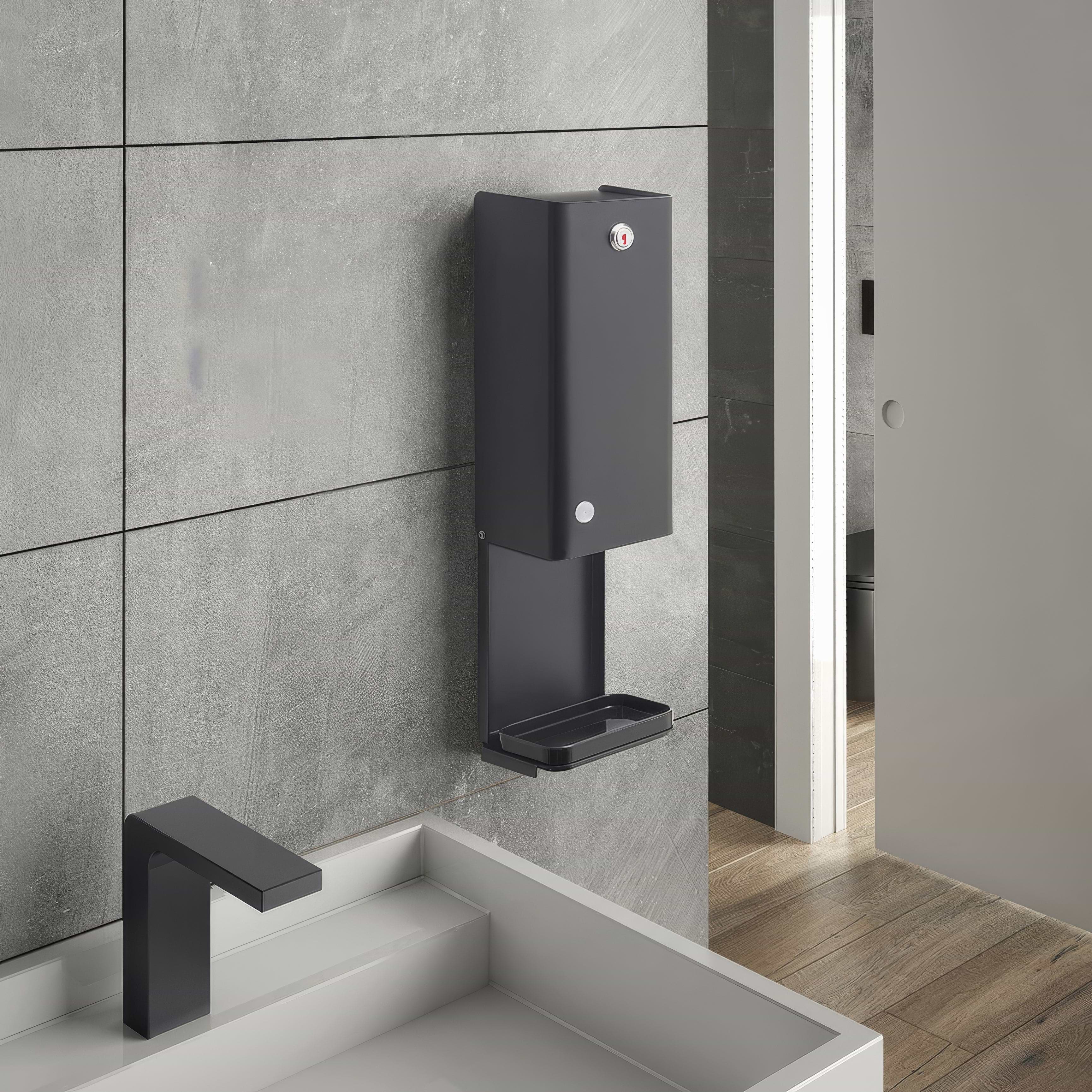 Bonito Touchless Soap & Sanitiser Dispenser Black - Hyperion Tiles