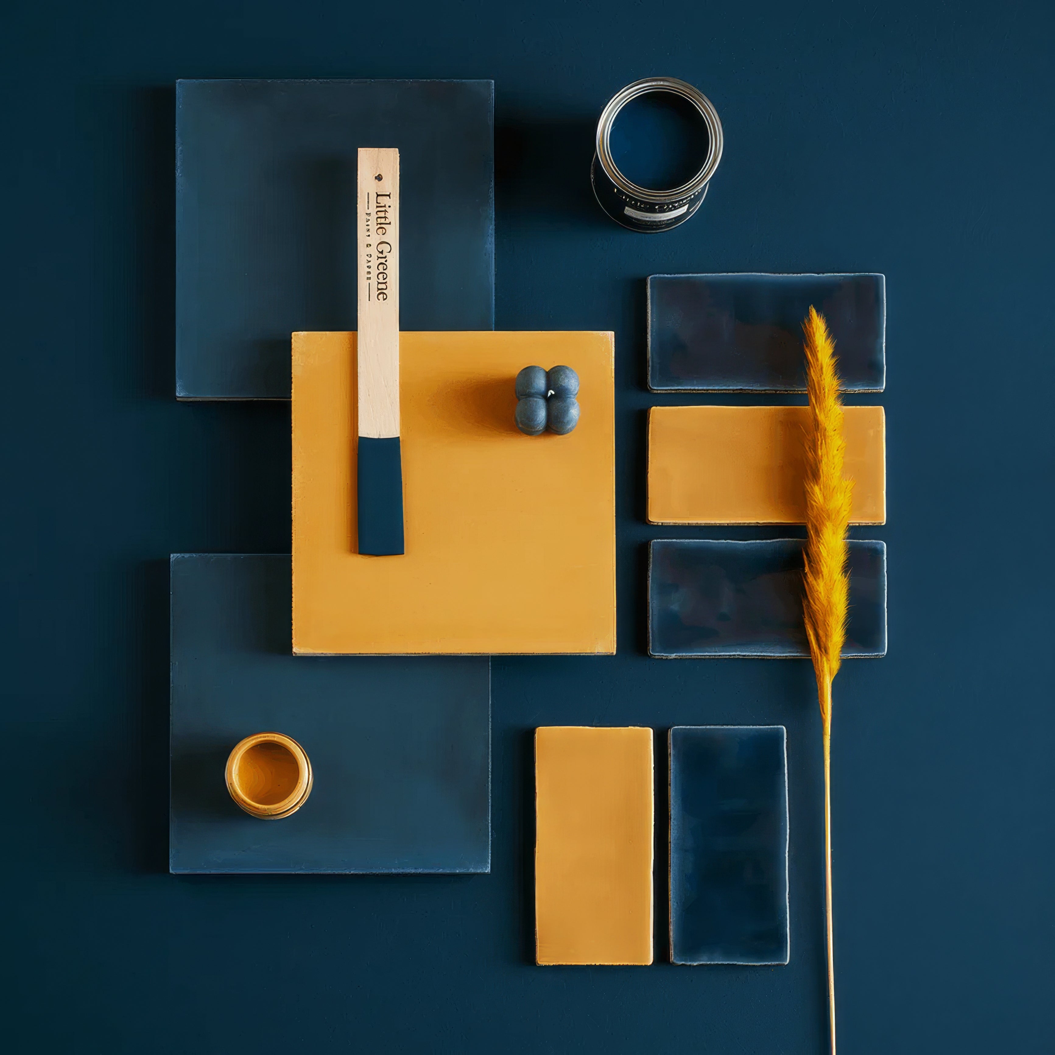 Little Greene Royal Navy Square Tile - Hyperion Tiles