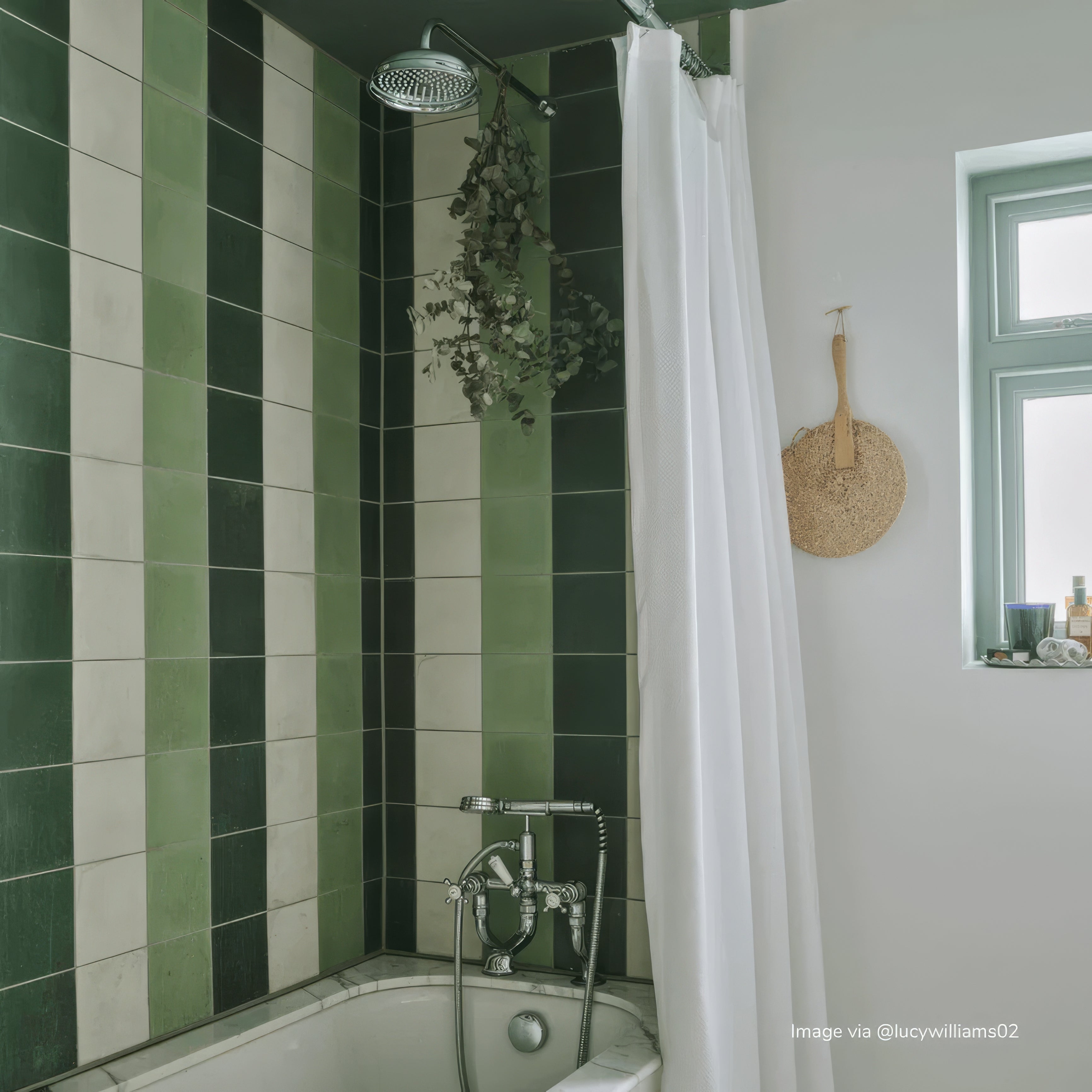 Pistachio Square Tile - Hyperion Tiles