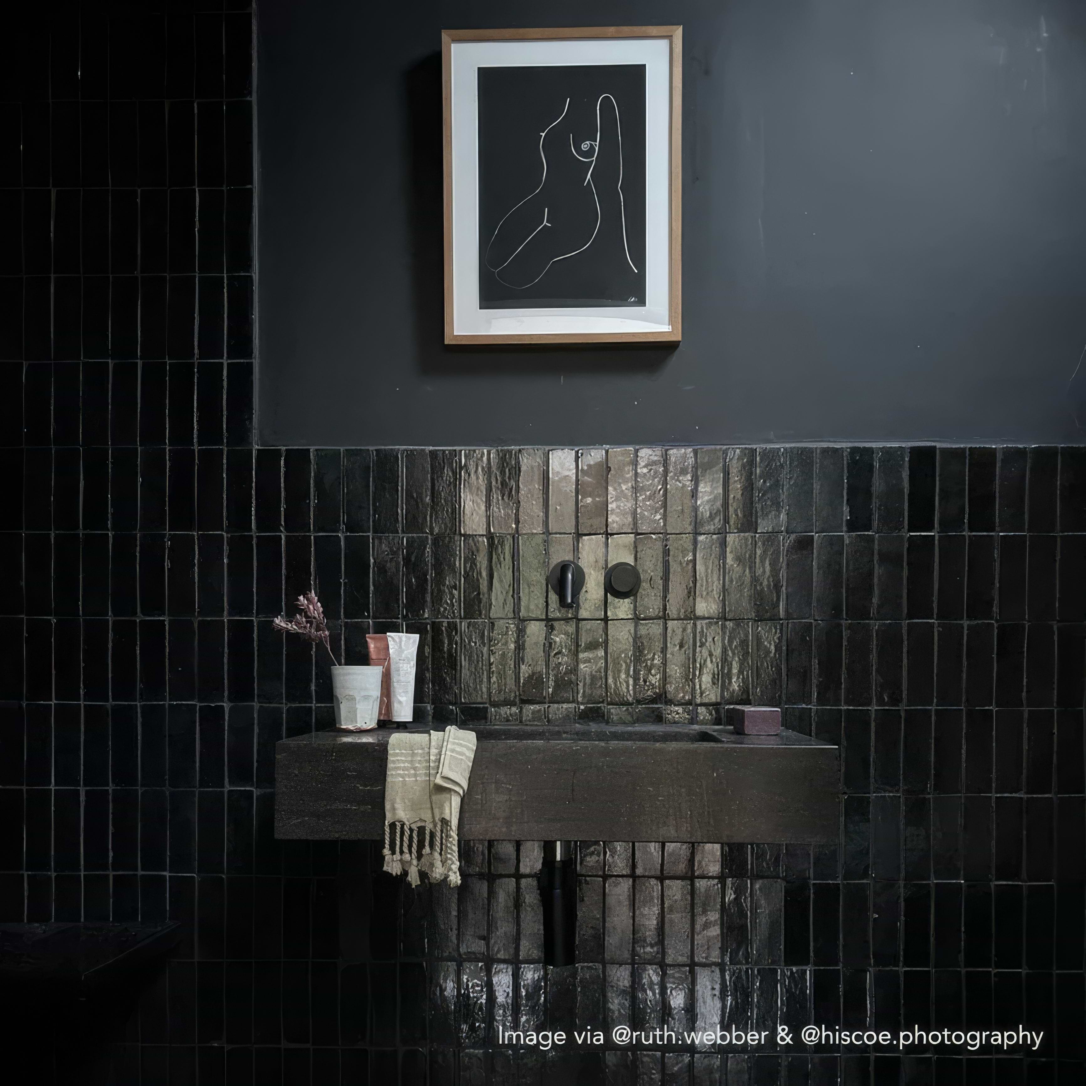 Marrakesh Ebony Bejmat By Hyperion Tiles