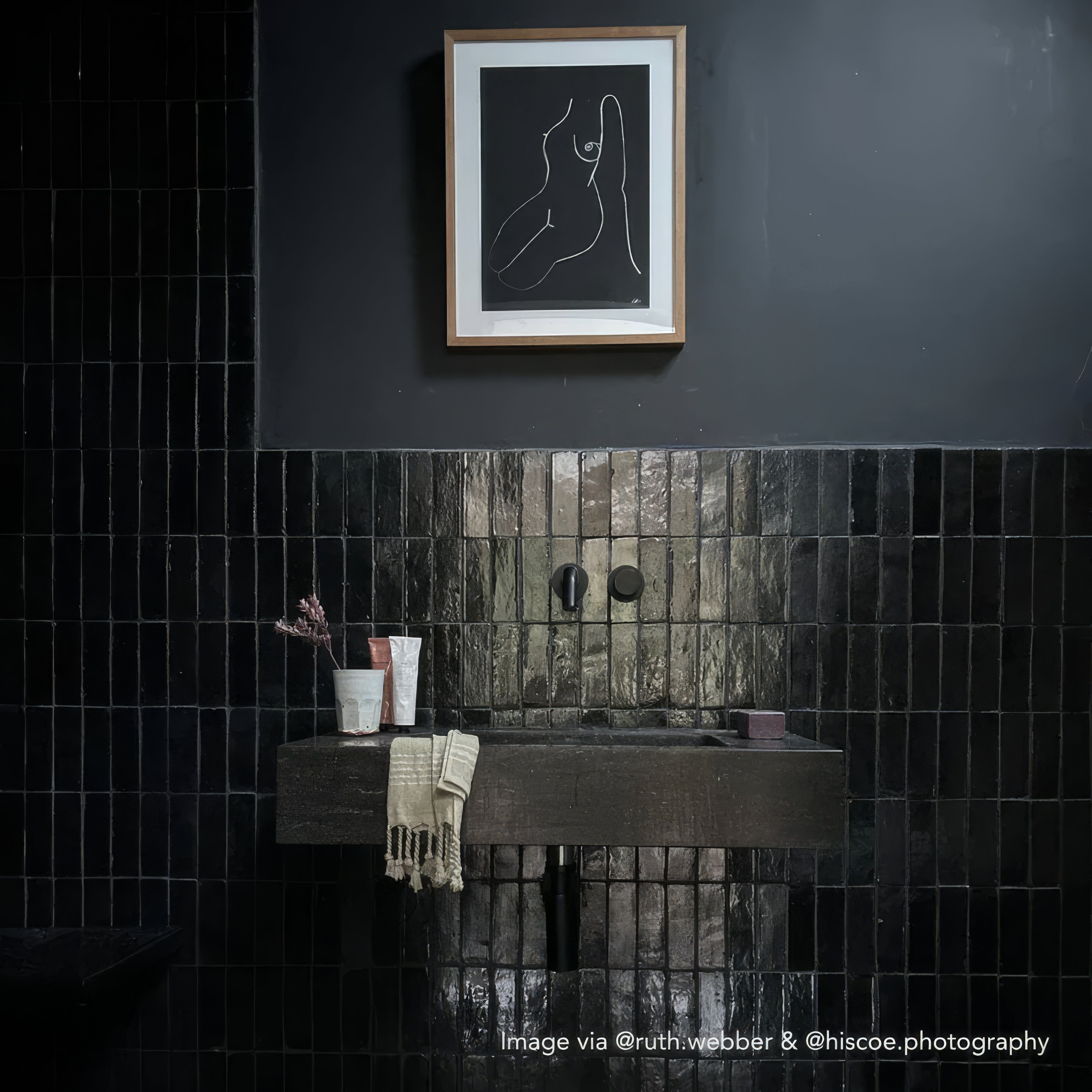Marrakesh Ebony Bejmat By Hyperion Tiles