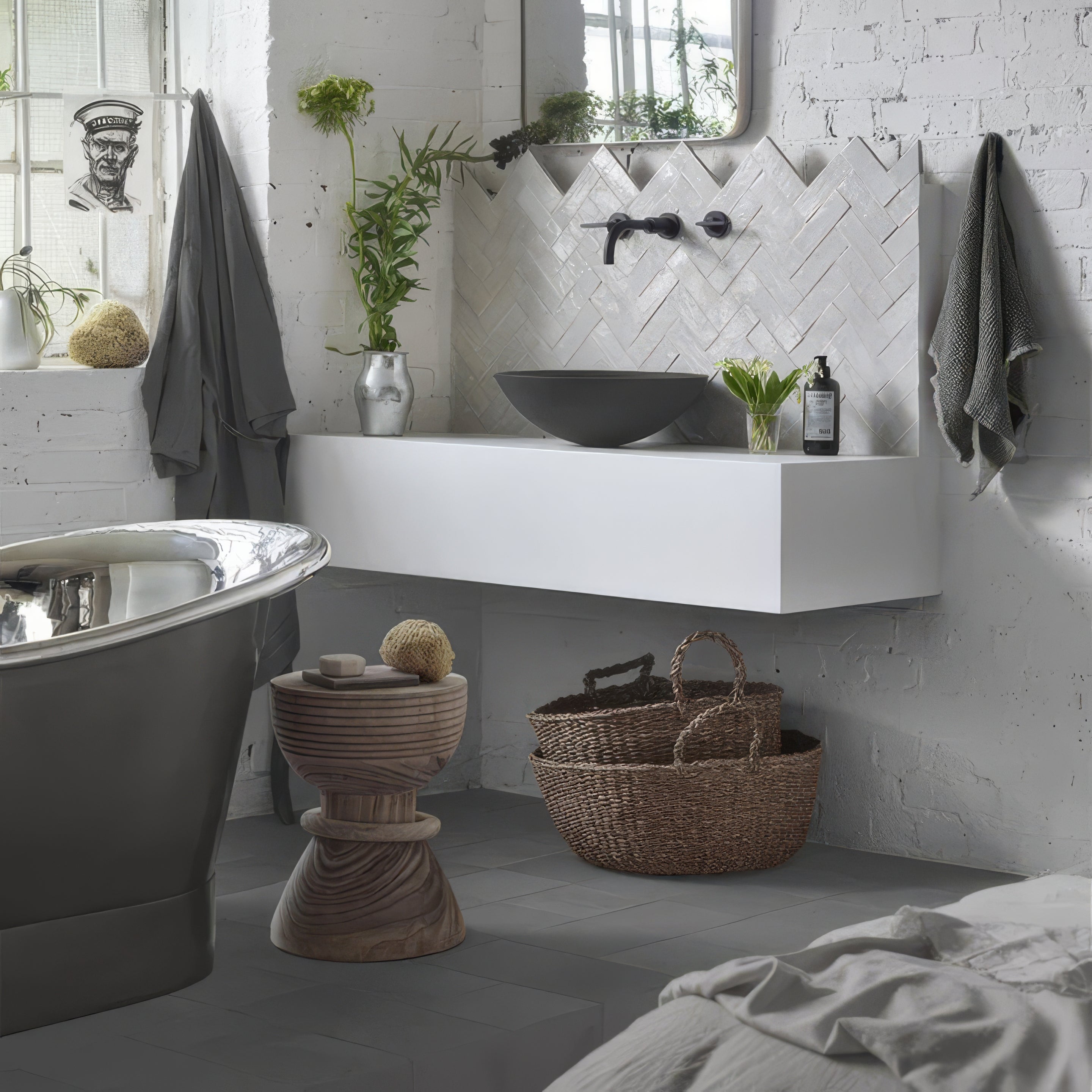 Limestone Square Tile By Hyperion Tiles