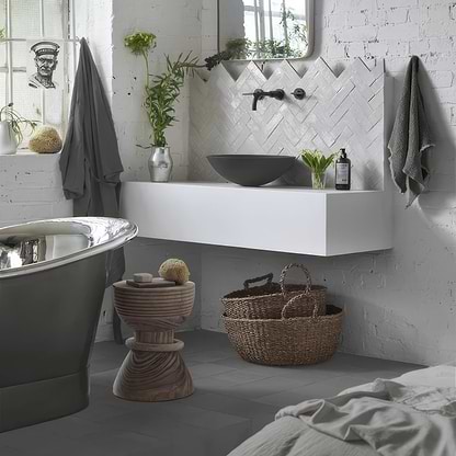 Limestone Square Tile By Hyperion Tiles