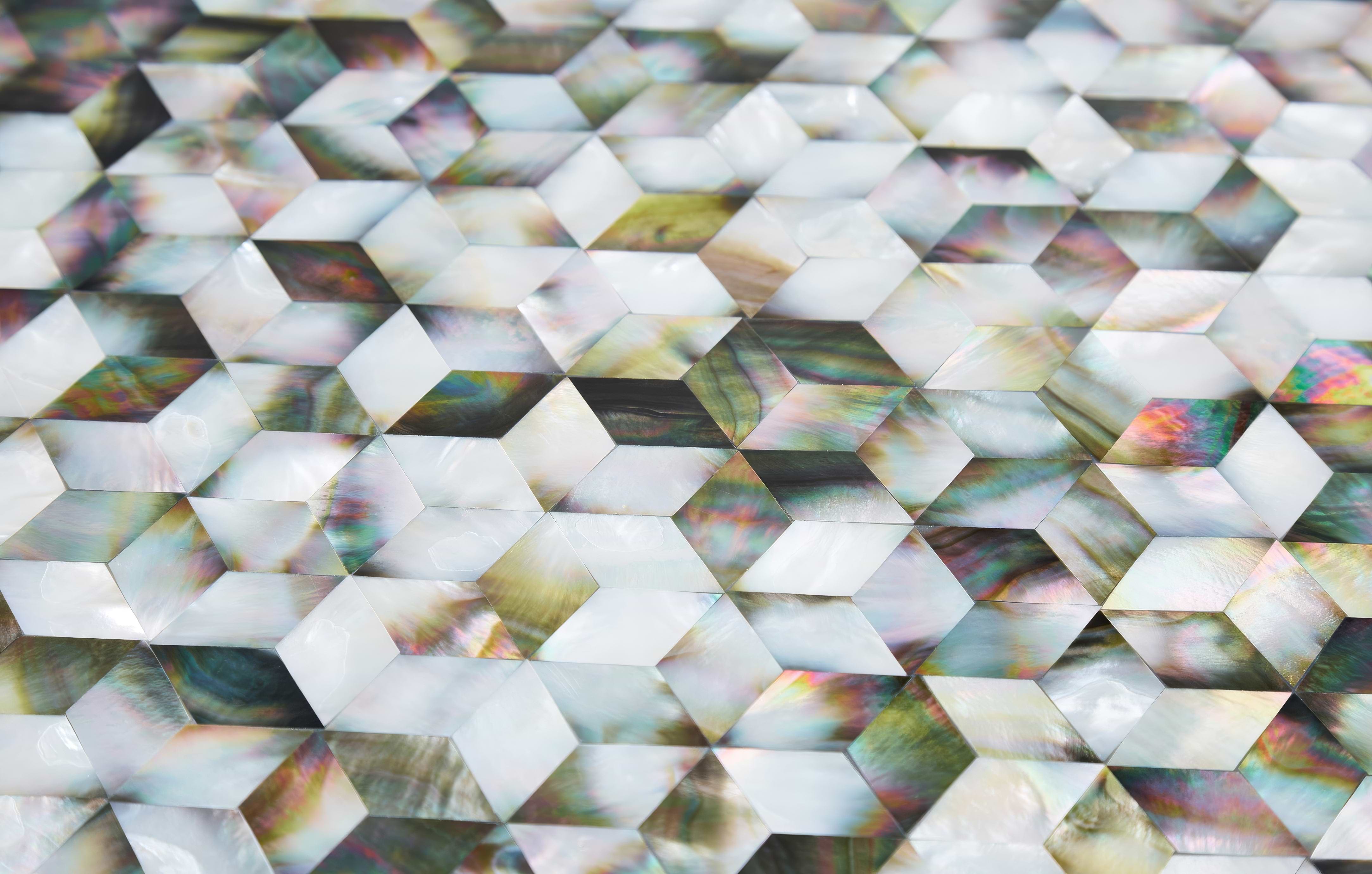 3D Midnight Cube - Hyperion Tiles