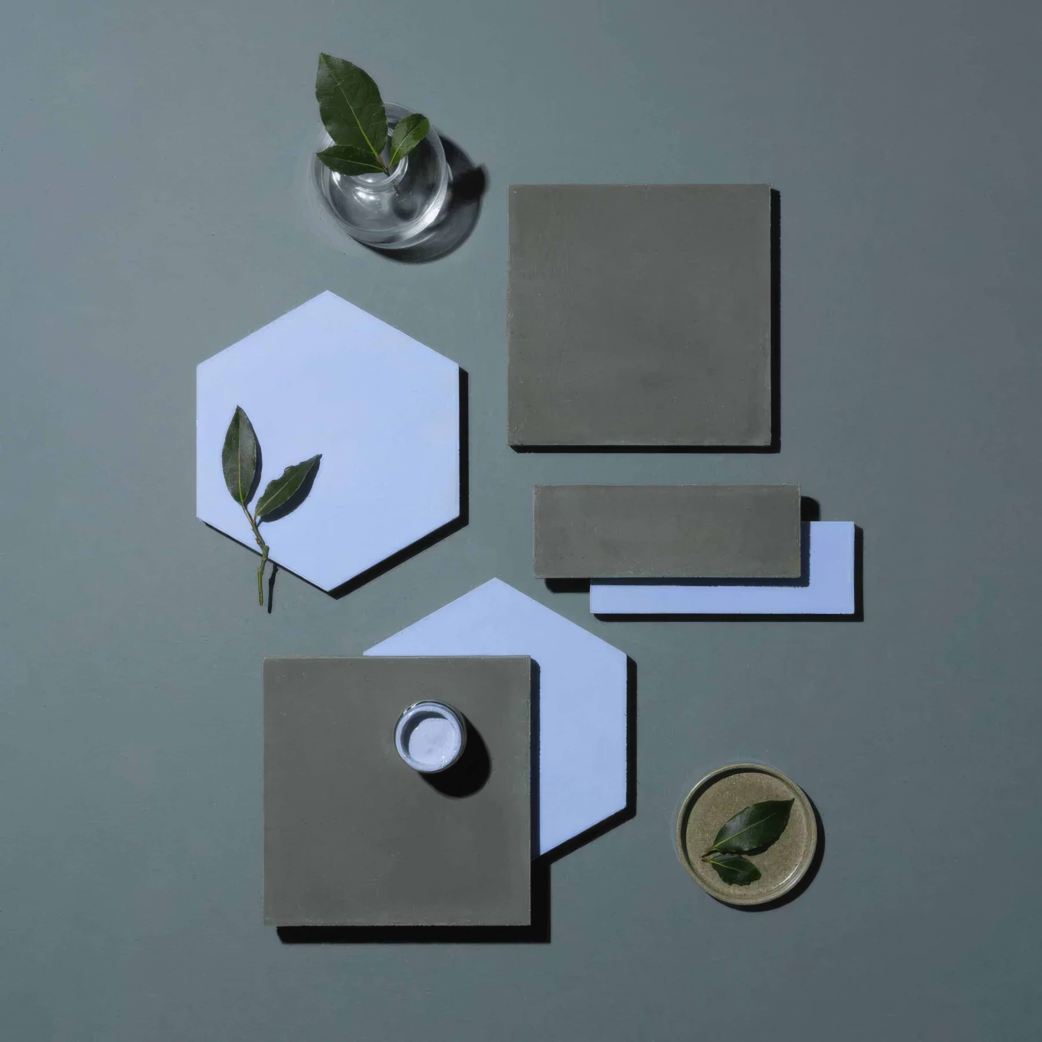 Lake Blue Hexagonal Tile - Hyperion Tiles